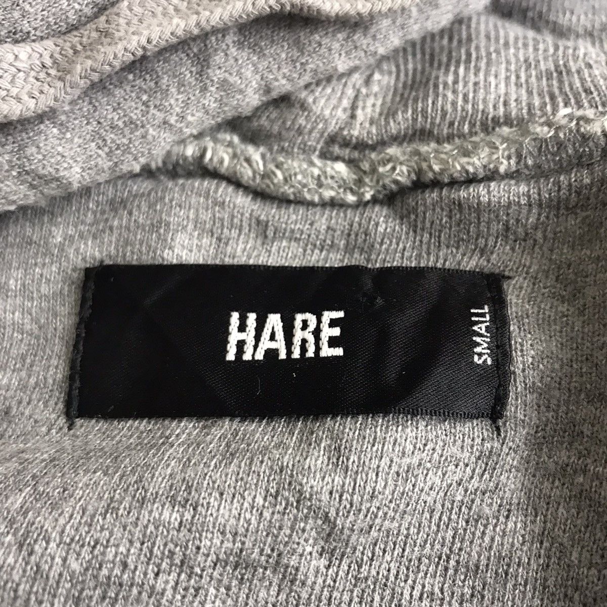 HARE HARE Japanese Brand Plain Grey Hoodie Size US S / EU 44-46 / 1 - 3 Thumbnail