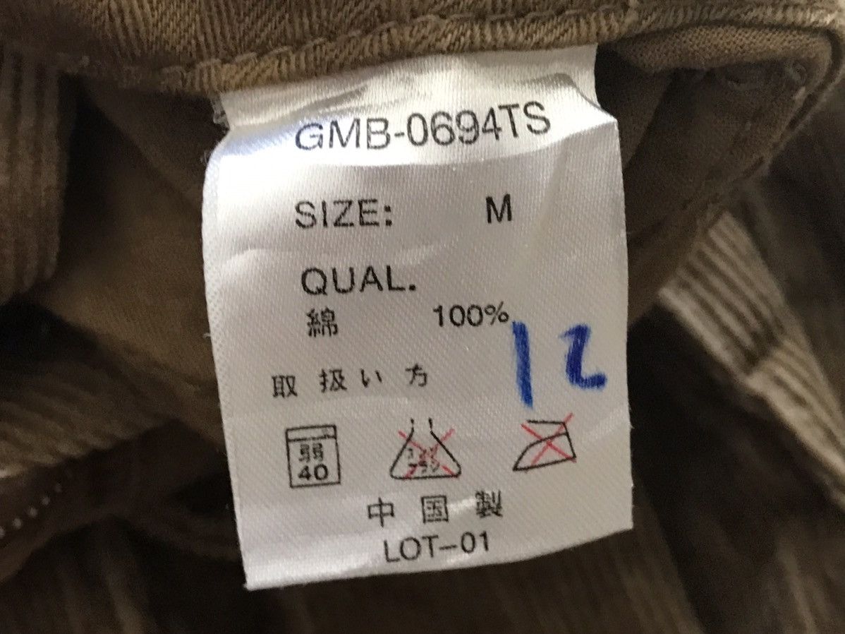 Designer × Global Work × Japanese Brand Rare Corduroy Multi Pocket Cargo Pants Size US 34 / EU 50 - 7 Thumbnail