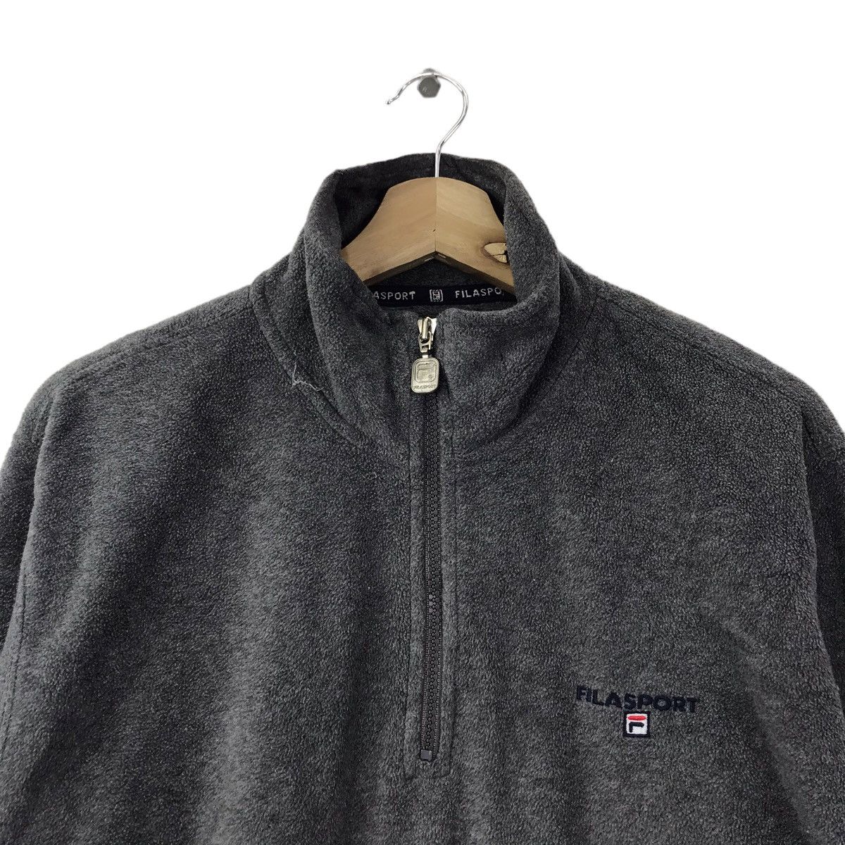 Fila FILASPORT THE COLLECTION Half Zipper Fleece Grey Sweatshirt Size US S / EU 44-46 / 1 - 2 Thumbnail