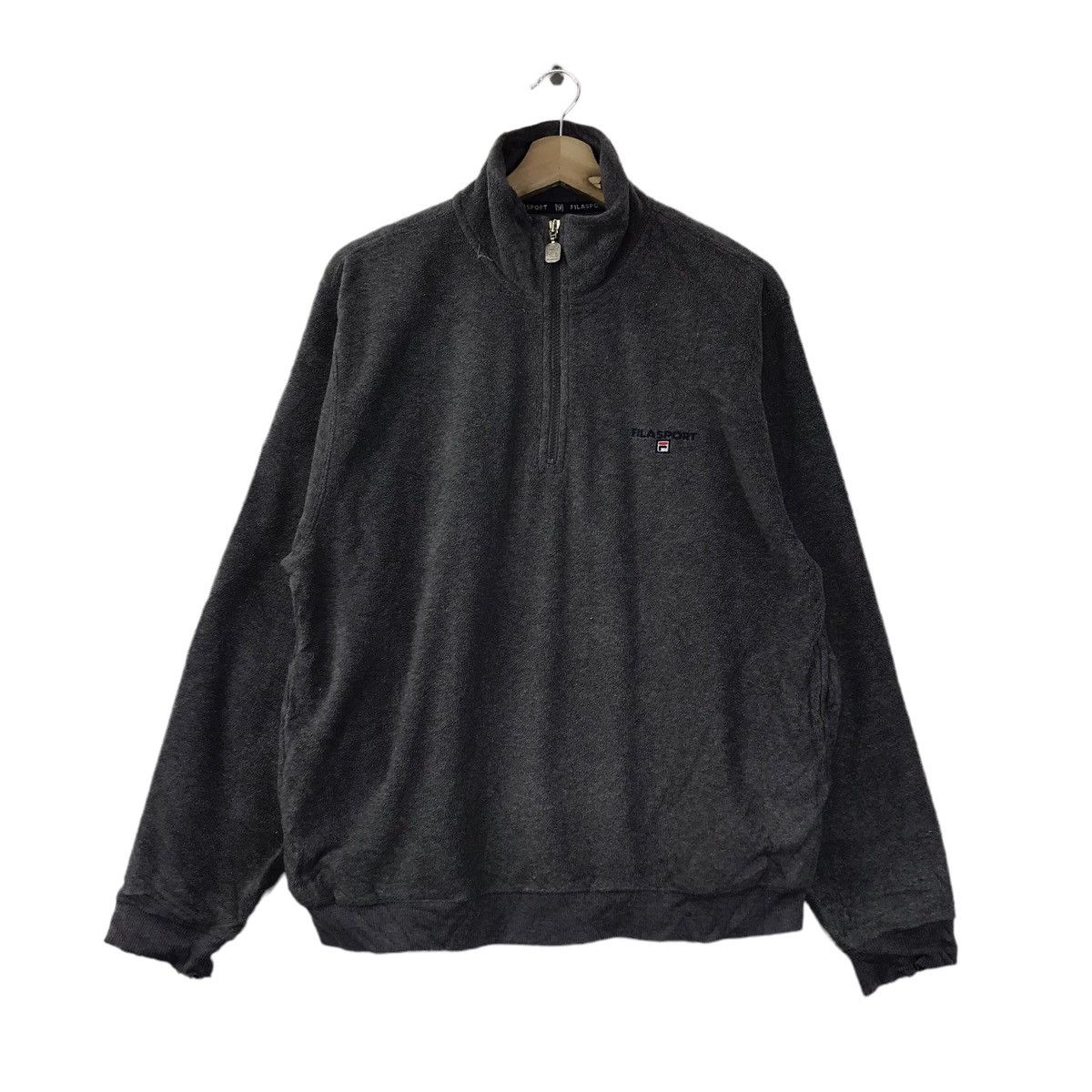 Fila FILASPORT THE COLLECTION Half Zipper Fleece Grey Sweatshirt Size US S / EU 44-46 / 1 - 1 Thumbnail
