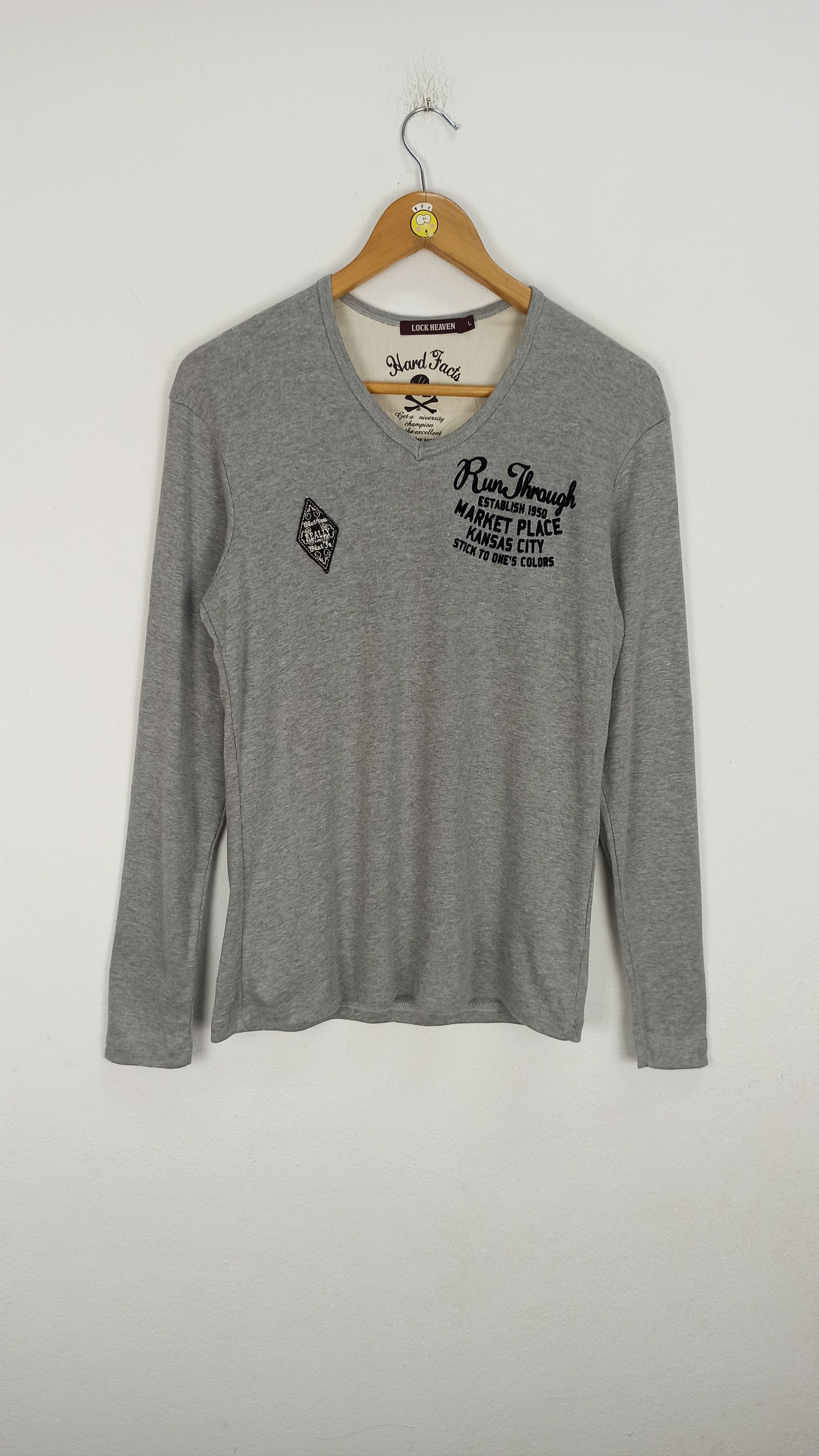 If Six Was Nine 🔥STEALS🔥 Japanese Skull V-Neck Long Sleeve If Six Was Nine Size US S / EU 44-46 / 1 - 2 Thumbnail