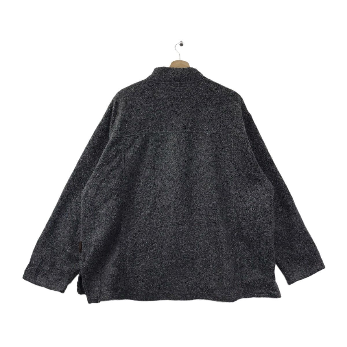 Vintage DAKINI USA Grey Half Zipper Fleece Grey Sweatshirt Size US L / EU 52-54 / 3 - 6 Thumbnail