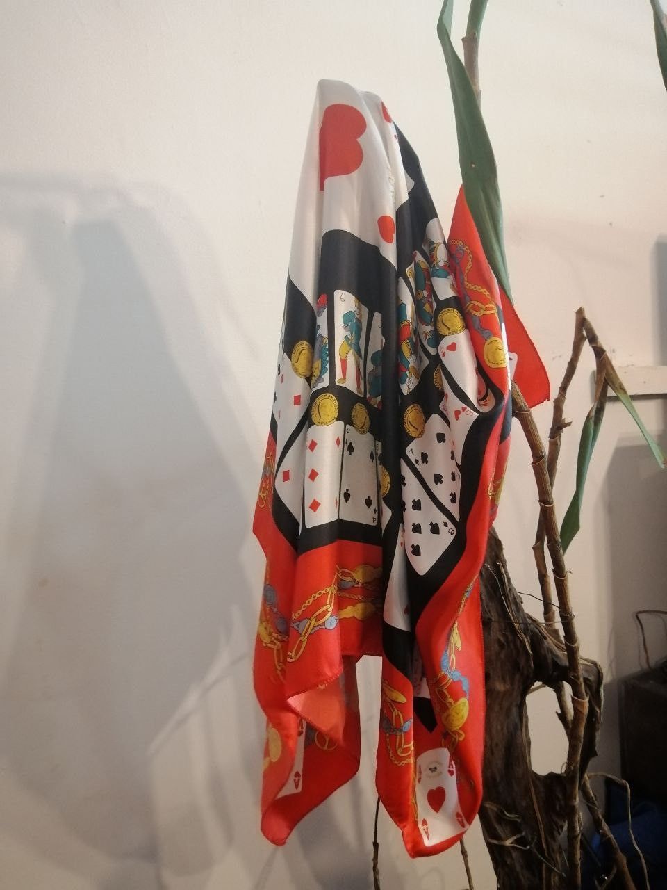 Moschino Moschino Joker Card Scarf Size ONE SIZE - 8 Thumbnail
