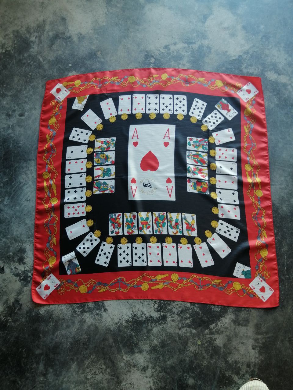 Moschino Moschino Joker Card Scarf Size ONE SIZE - 1 Thumbnail