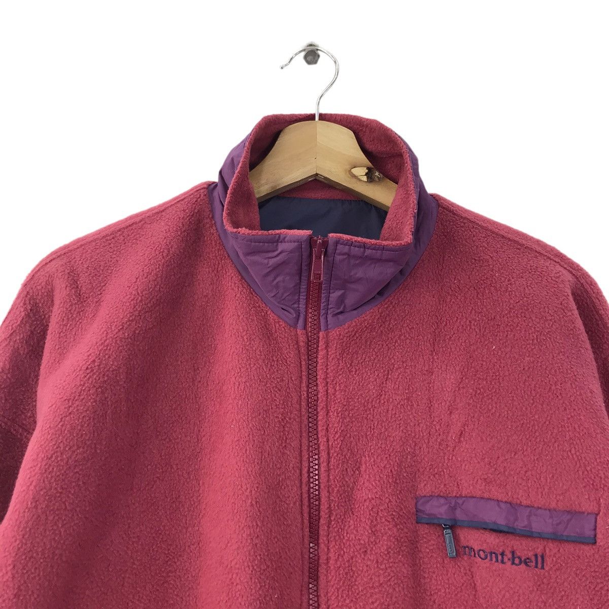 Montbell MONTBELL Pink Fleece Sweater Japanese Hiking Clothing Size US L / EU 52-54 / 3 - 2 Thumbnail