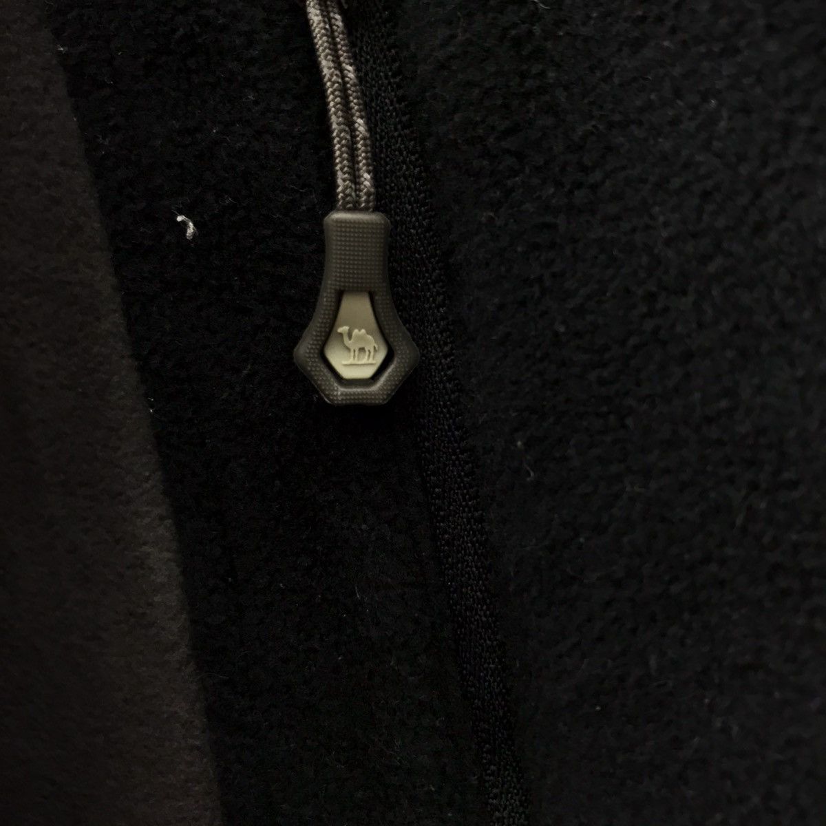 Camel CAMEL Black Grey Fleece Full Zipper Sweater Size US L / EU 52-54 / 3 - 4 Thumbnail