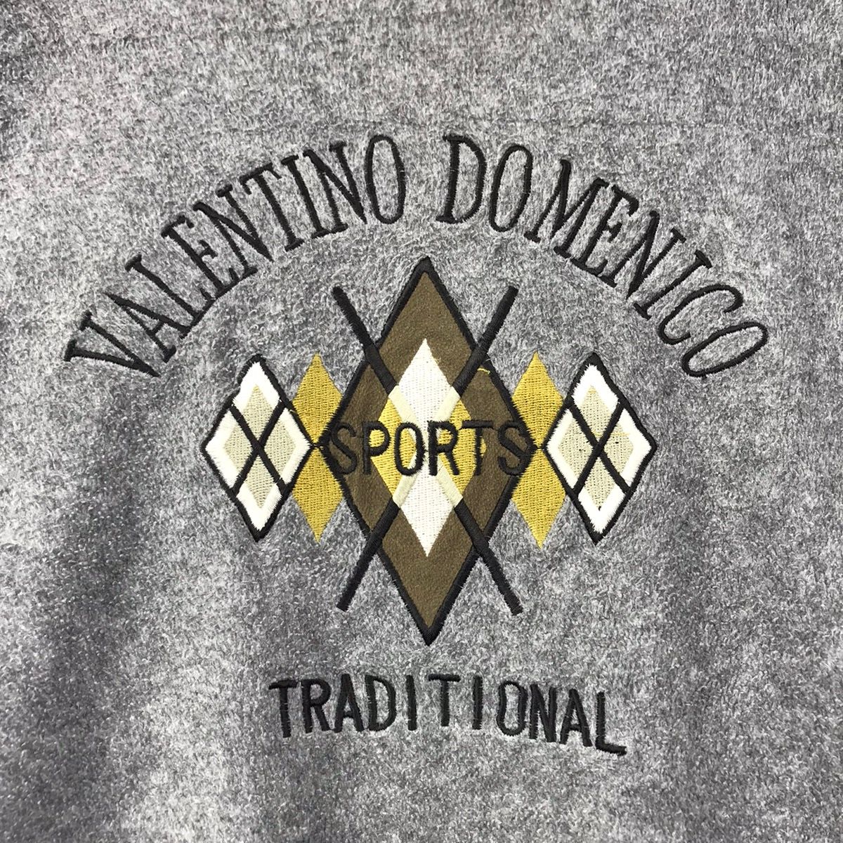Vintage VALENTINO DOMENICO Sports Traditional Embroidered Sweatshirt ...