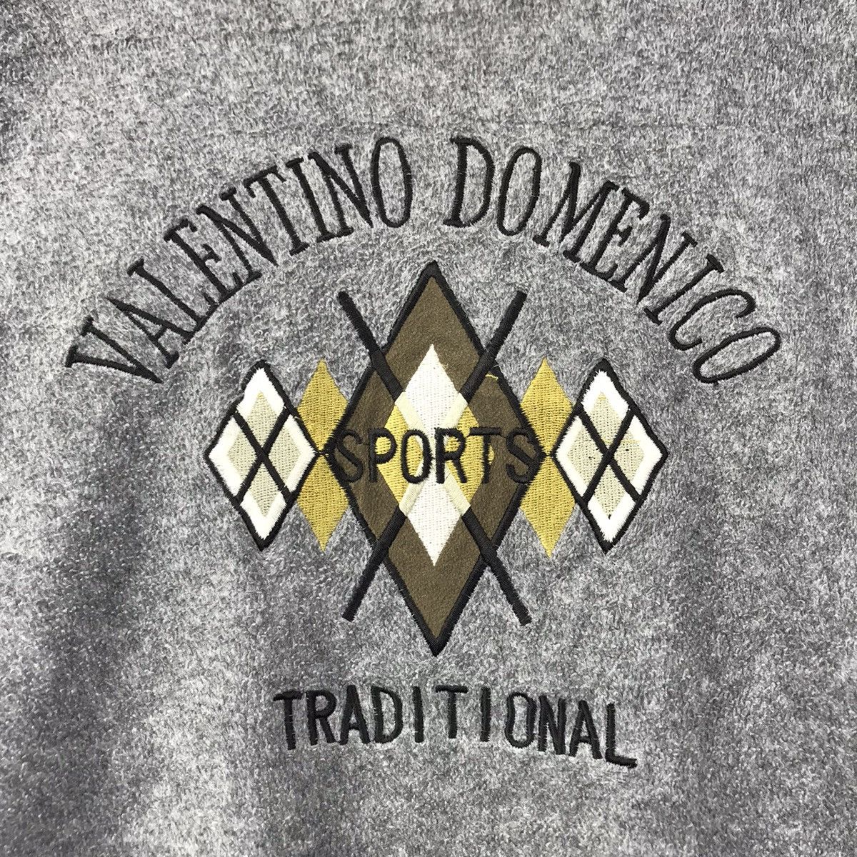 Vintage VALENTINO DOMENICO Sports Traditional Embroidered Sweatshirt Size US L / EU 52-54 / 3 - 3 Thumbnail