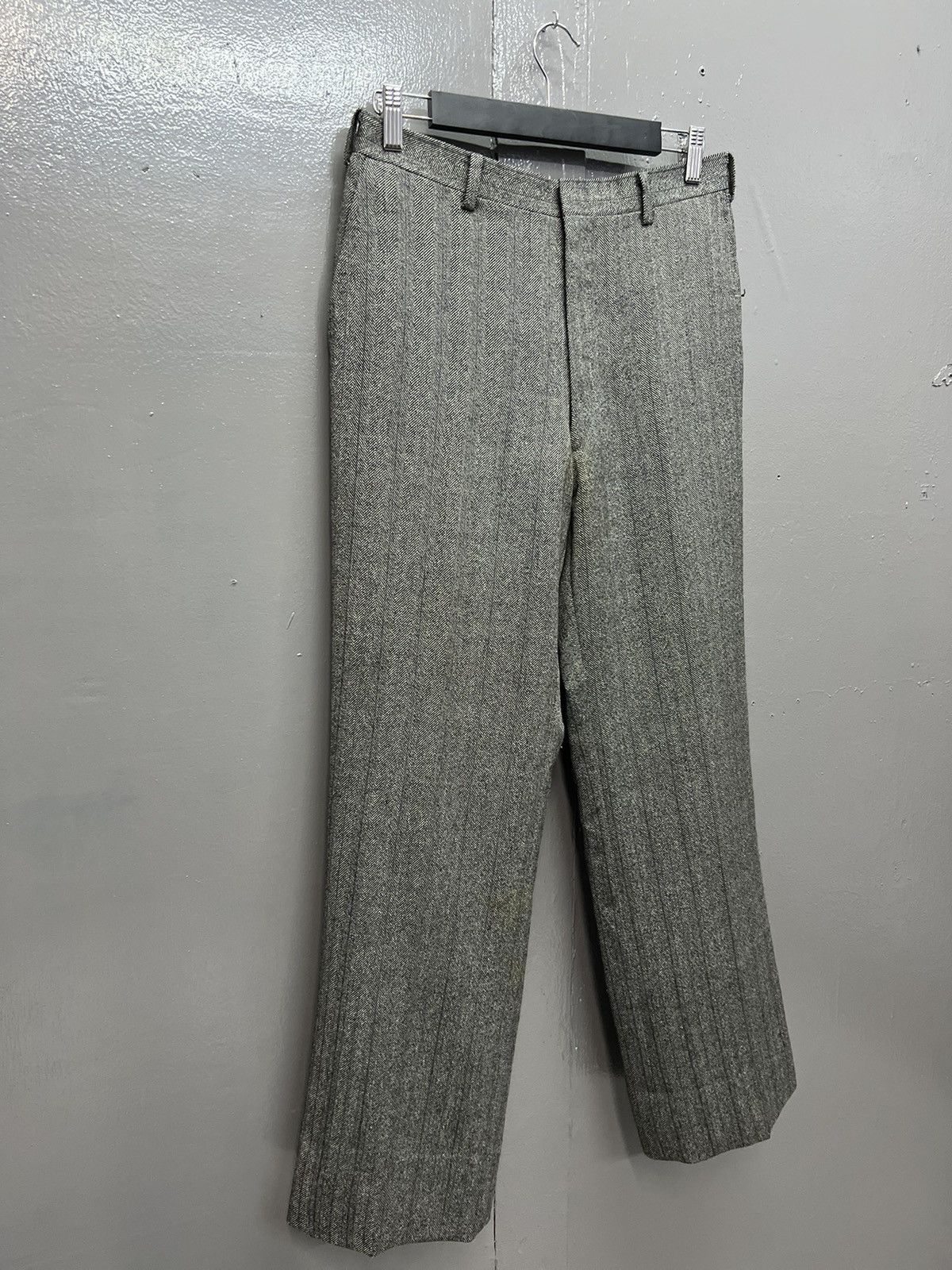 Burberry BURBERRY FISHBONE DESIGN PANTS SIZE 28 Size US 28 / EU 44 - 2 Thumbnail