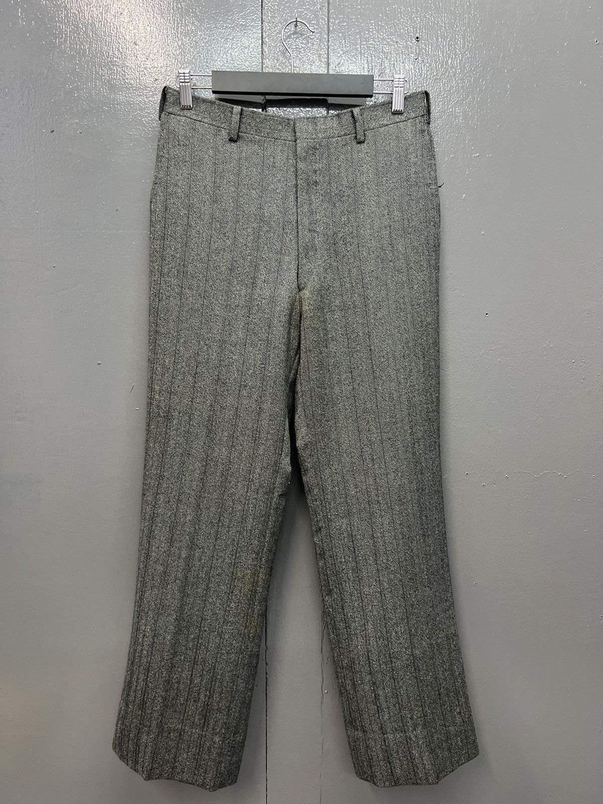Burberry BURBERRY FISHBONE DESIGN PANTS SIZE 28 Size US 28 / EU 44 - 1 Thumbnail