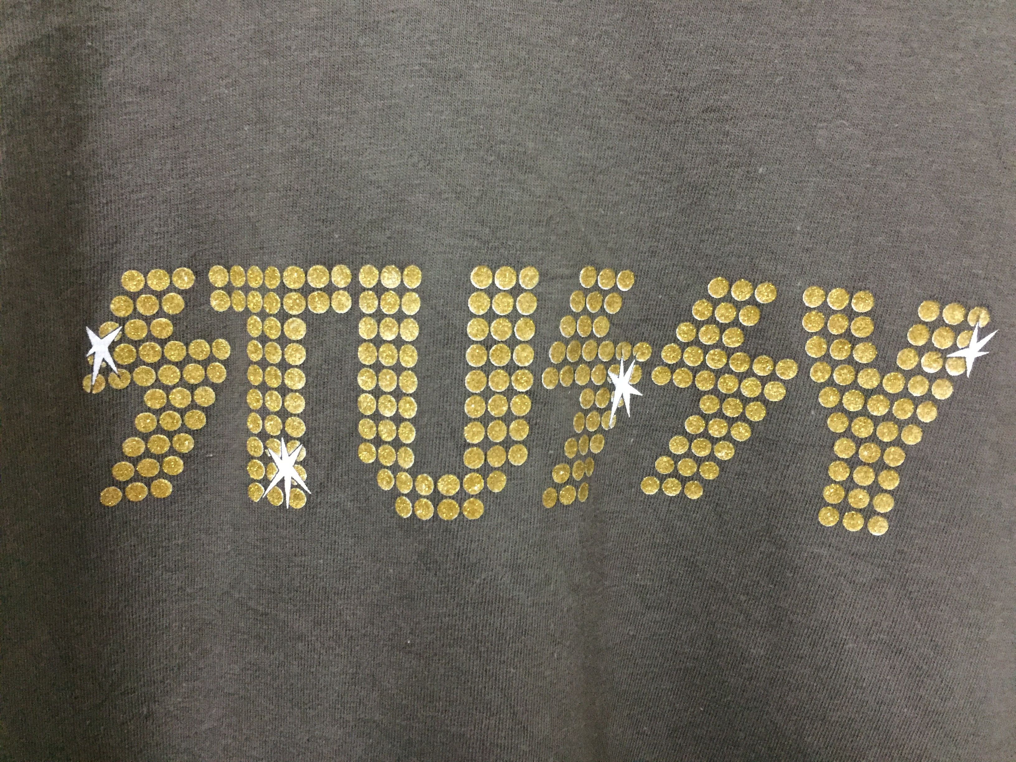 Stussy 2002 KISS Iron on Gold logo tee RARE Size US L / EU 52-54 / 3 - 3 Thumbnail
