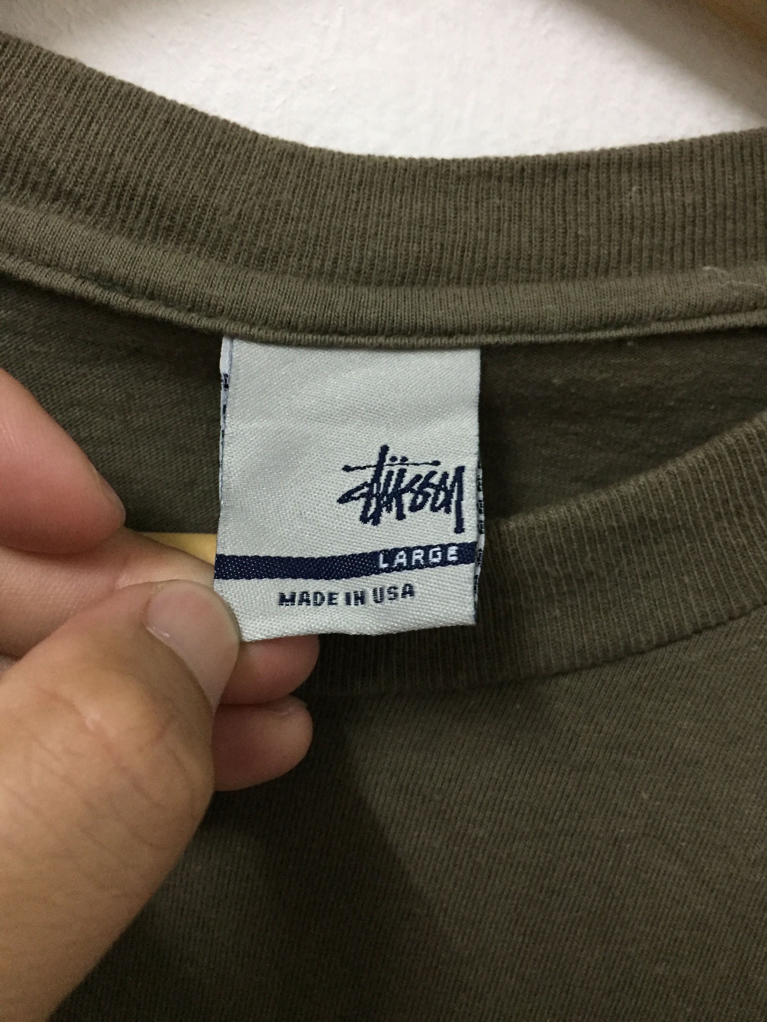 Stussy 2002 KISS Iron on Gold logo tee RARE Size US L / EU 52-54 / 3 - 5 Thumbnail