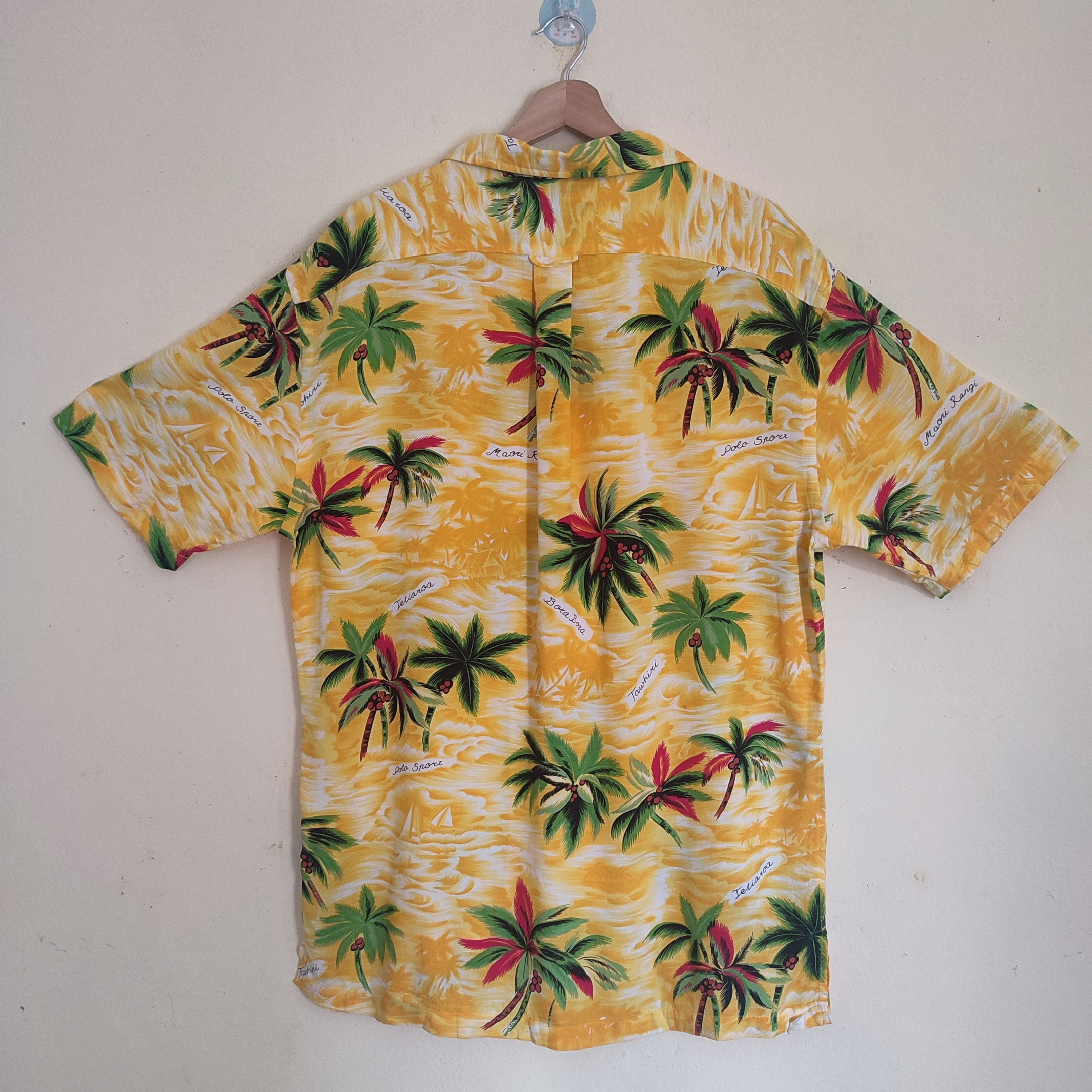 Polo Ralph Lauren × Vintage Summer Style POLO SPORTS Ralph Lauren Hawaiian Shirt Size US L / EU 52-54 / 3 - 5 Thumbnail