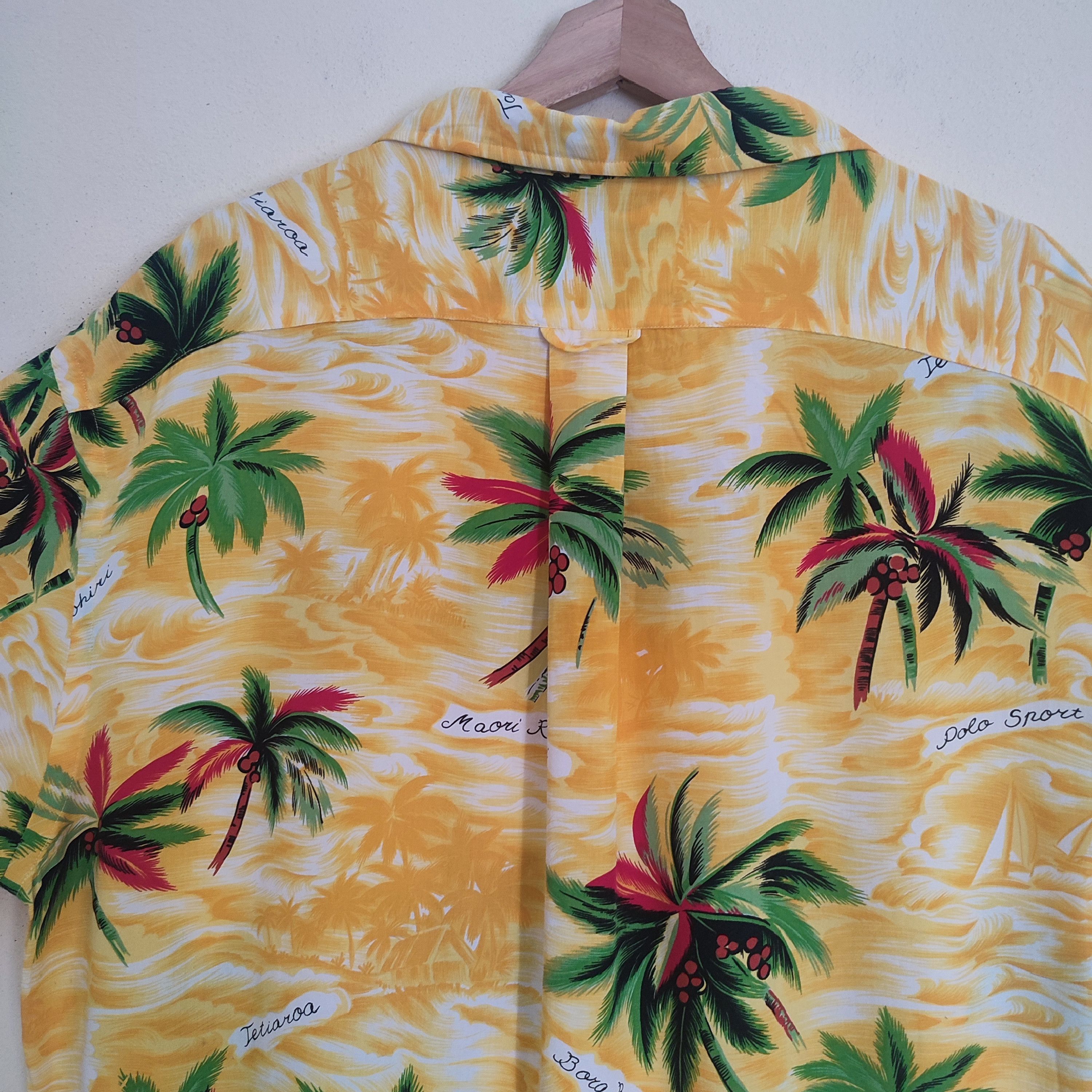 Polo Ralph Lauren × Vintage Summer Style POLO SPORTS Ralph Lauren Hawaiian Shirt Size US L / EU 52-54 / 3 - 4 Thumbnail