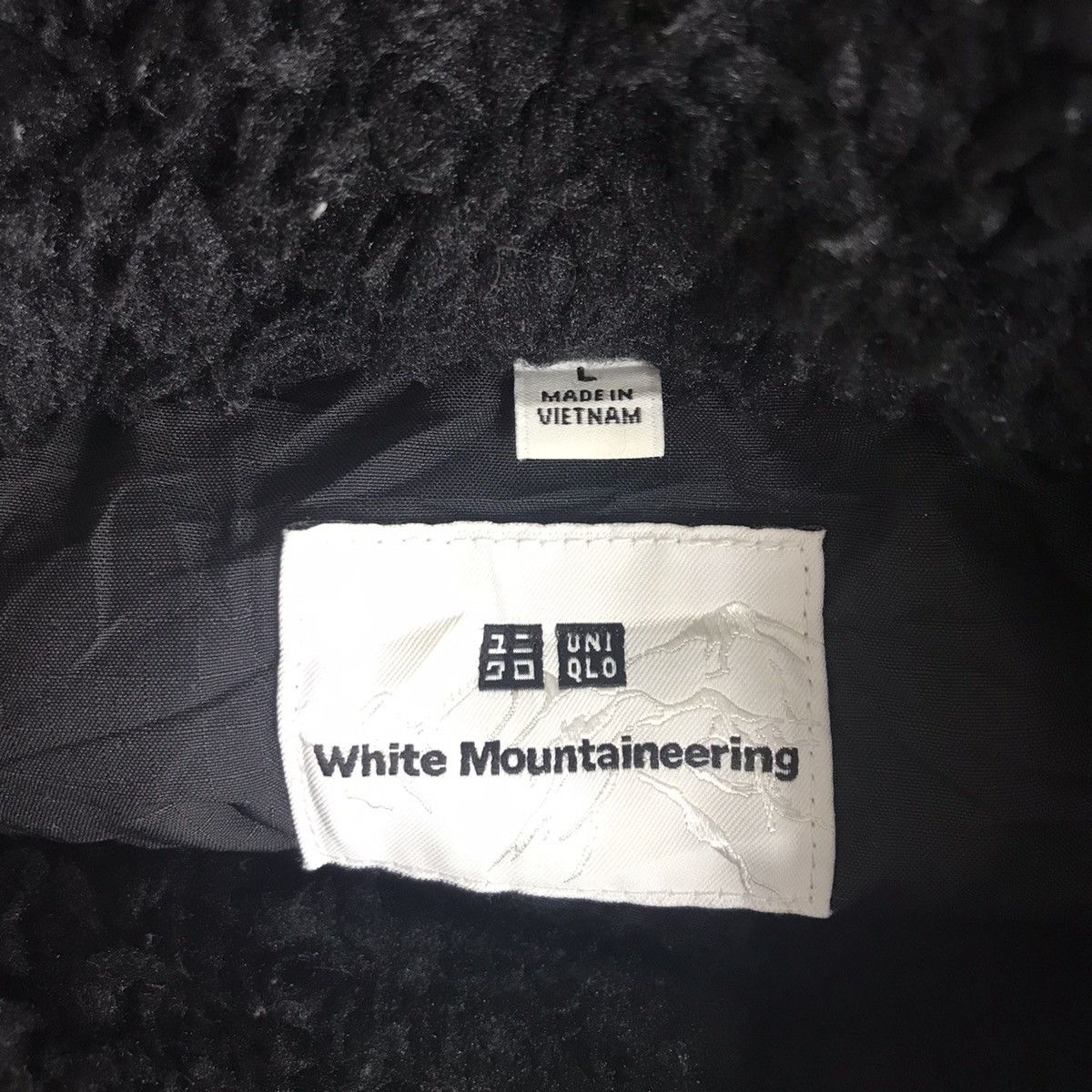 Uniqlo × White Mountaineering WHITE MOUNTAINEERING x UNIQLO Sherpa Fleece Black Sweatshirt Size US L / EU 52-54 / 3 - 3 Thumbnail