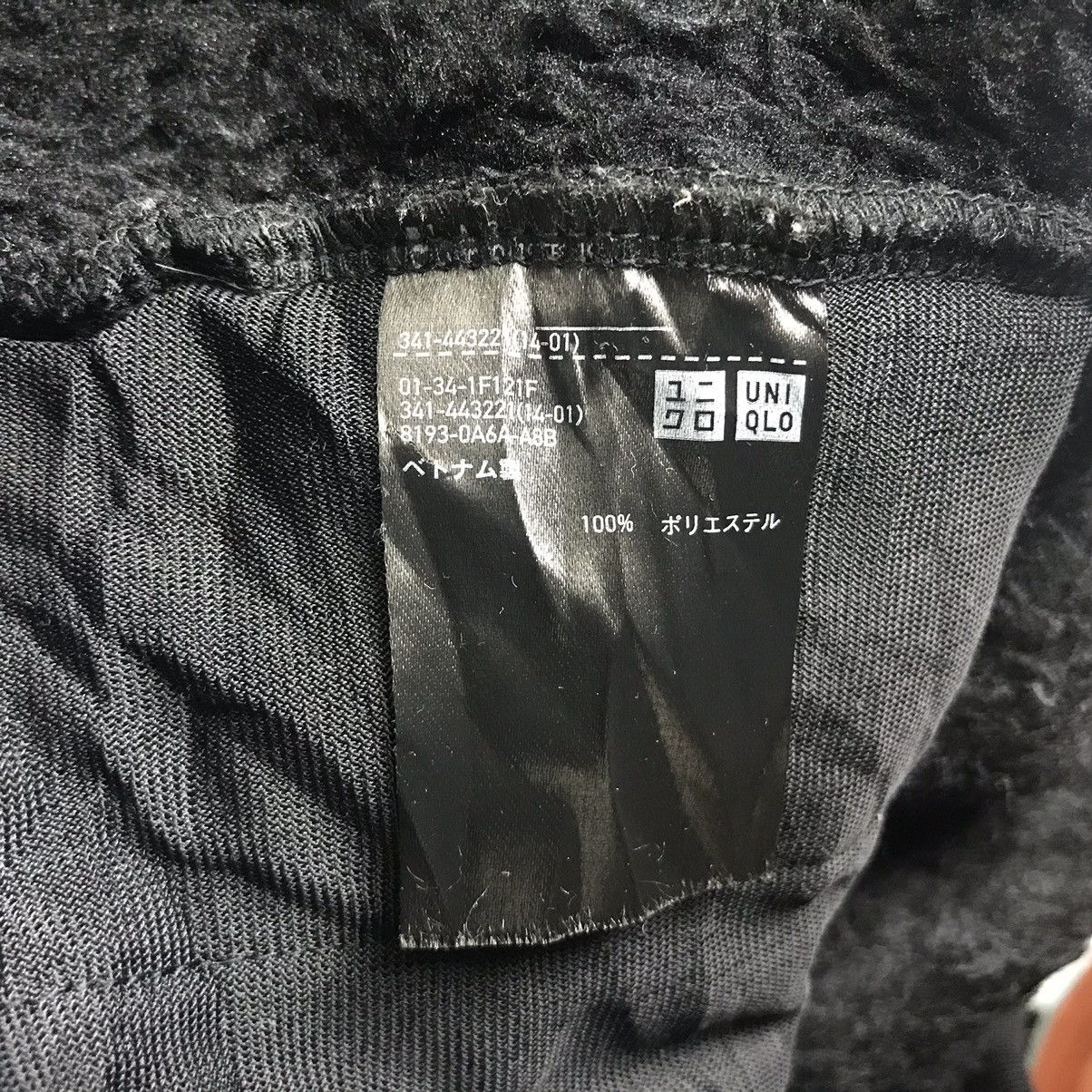 Uniqlo × White Mountaineering WHITE MOUNTAINEERING x UNIQLO Sherpa Fleece Black Sweatshirt Size US L / EU 52-54 / 3 - 4 Thumbnail