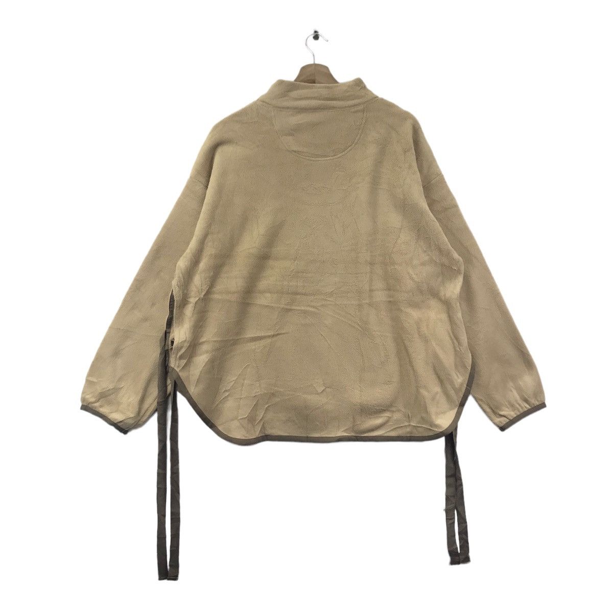 Uniqlo × White Mountaineering WHITE MOUNTAINEERING x UNIQLO Beige String Fleece Sweatshirt Size US L / EU 52-54 / 3 - 7 Thumbnail