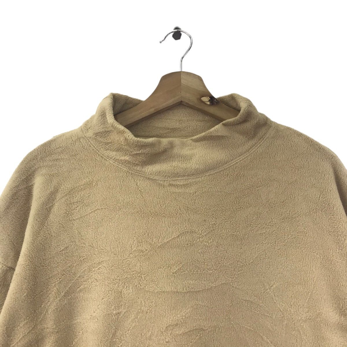 Uniqlo × White Mountaineering WHITE MOUNTAINEERING x UNIQLO Beige String Fleece Sweatshirt Size US L / EU 52-54 / 3 - 2 Thumbnail