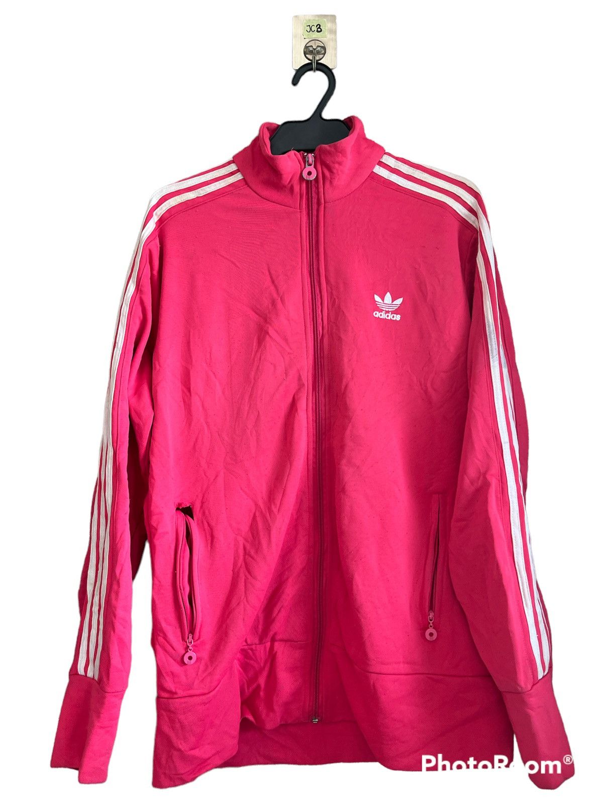 image of Vintage Adidas Jc3 in Pink, Men's (Size XL)