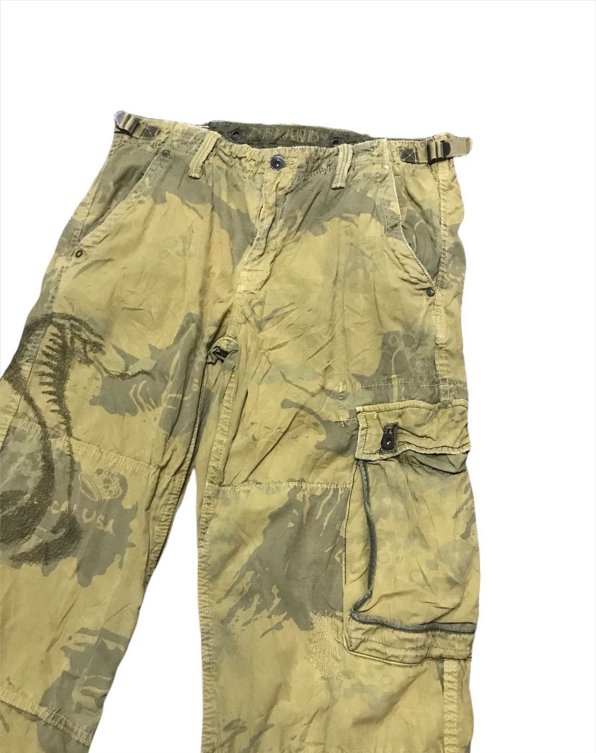 Japanese Brand × Vintage Vintage Army cargo pants Size US 34 / EU 50 - 4 Thumbnail