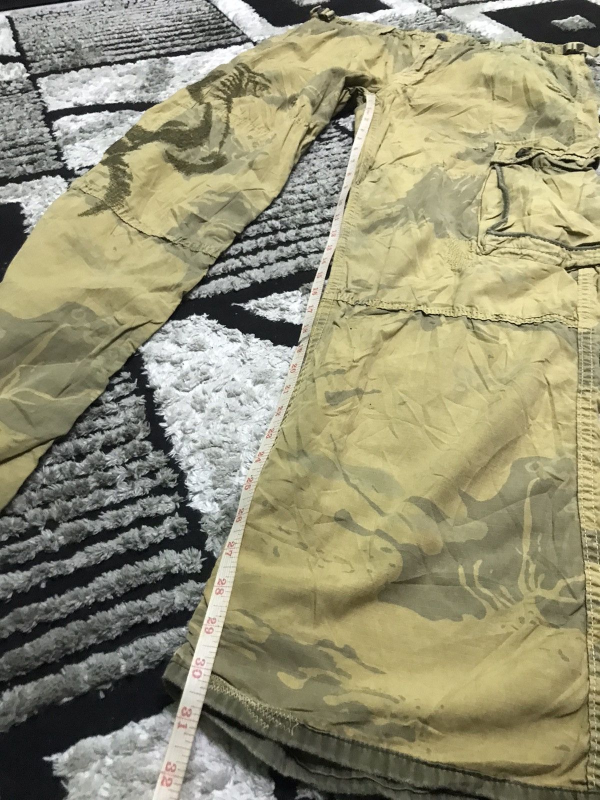 Japanese Brand × Vintage Vintage Army cargo pants Size US 34 / EU 50 - 18 Thumbnail