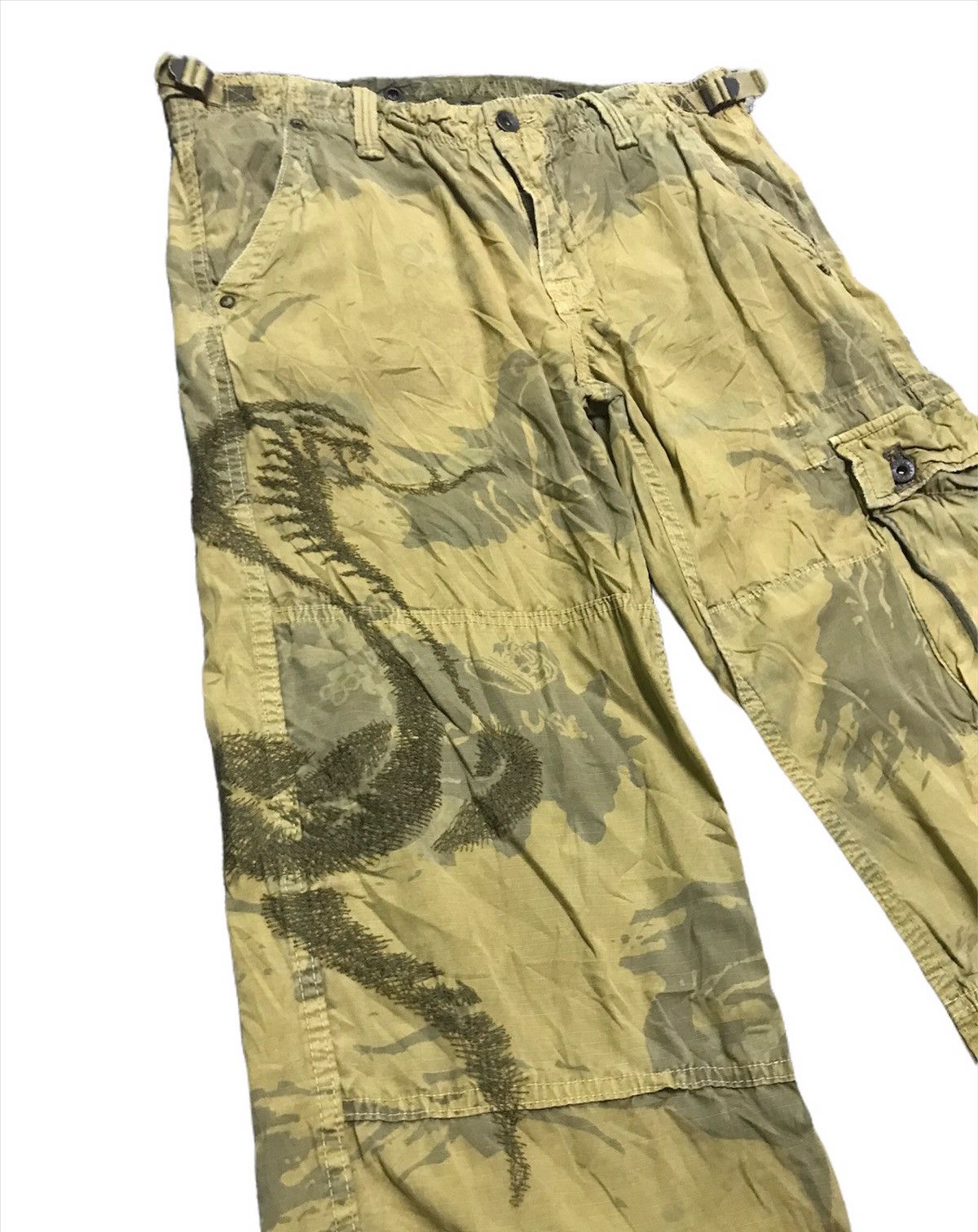 Japanese Brand × Vintage Vintage Army cargo pants Size US 34 / EU 50 - 5 Thumbnail