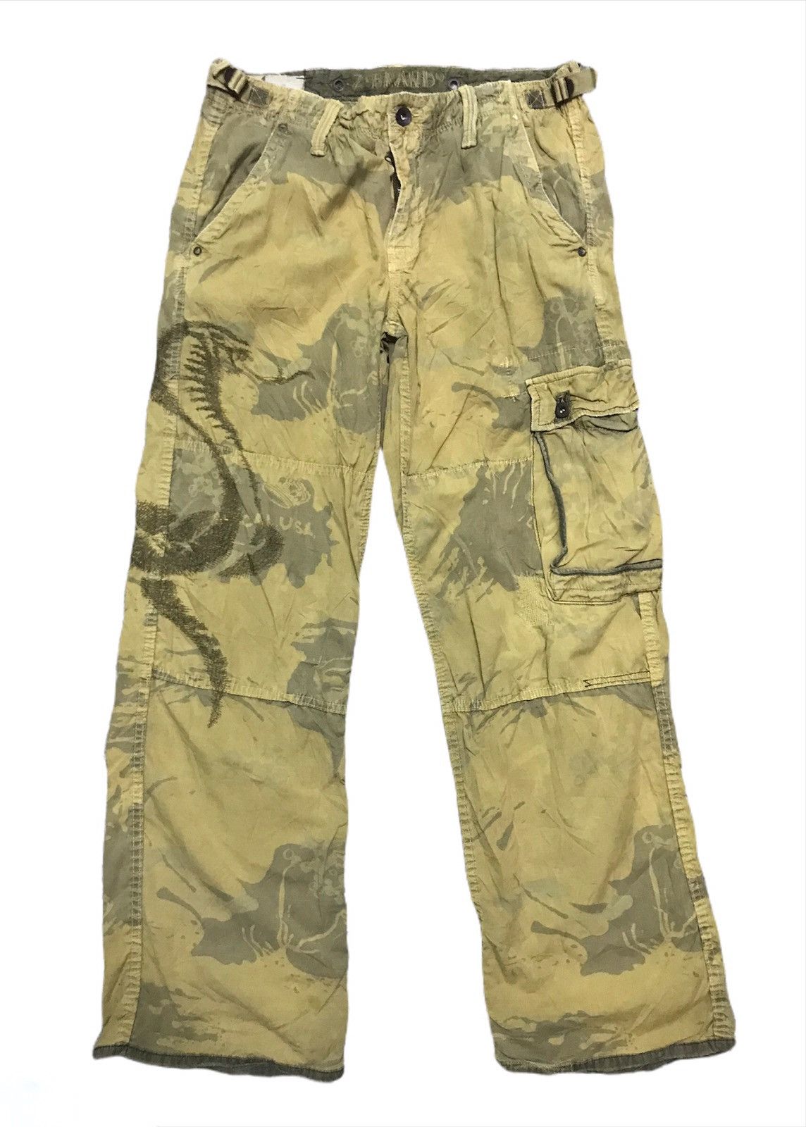 Japanese Brand × Vintage Vintage Army cargo pants Size US 34 / EU 50 - 1 Thumbnail