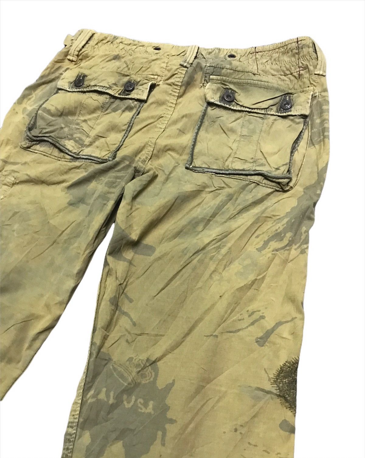 Japanese Brand × Vintage Vintage Army cargo pants Size US 34 / EU 50 - 9 Thumbnail