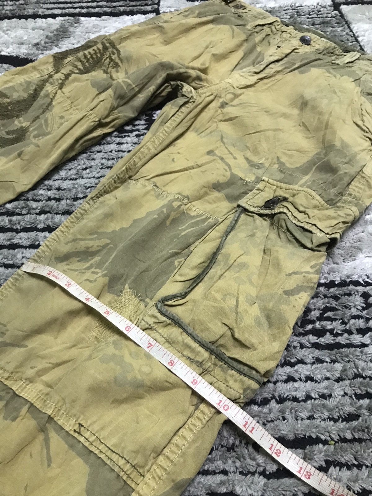 Japanese Brand × Vintage Vintage Army cargo pants Size US 34 / EU 50 - 15 Thumbnail