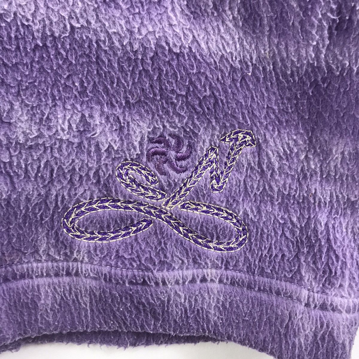 Vintage Vintage NORDICA SPORTSWEAR Turtleneck FleecePurpleSweatshirt Size US L / EU 52-54 / 3 - 3 Thumbnail