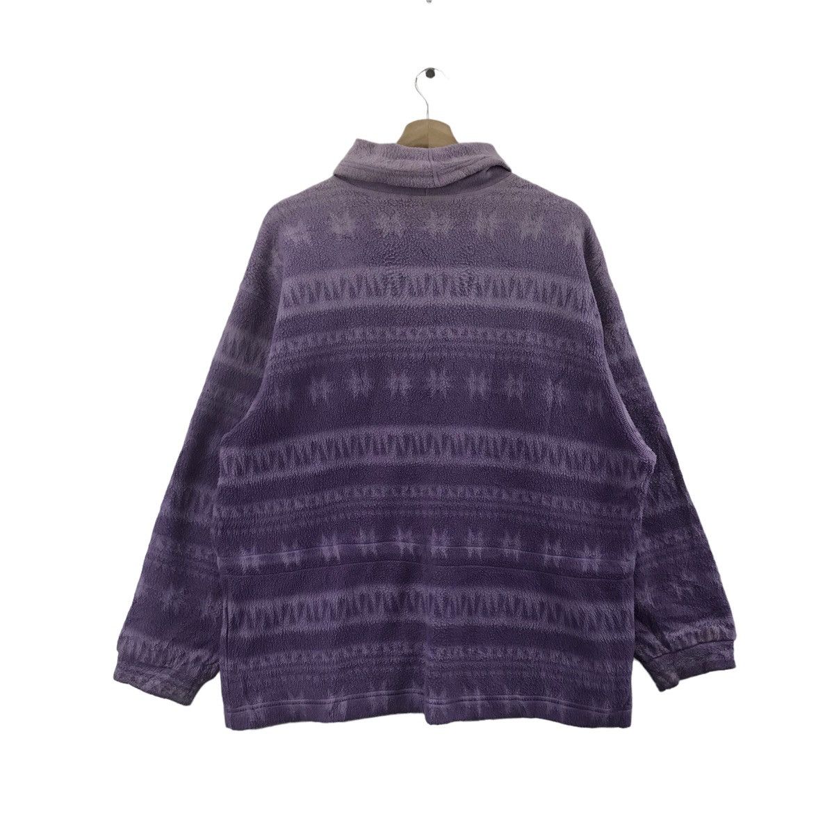 Vintage Vintage NORDICA SPORTSWEAR Turtleneck FleecePurpleSweatshirt Size US L / EU 52-54 / 3 - 10 Thumbnail