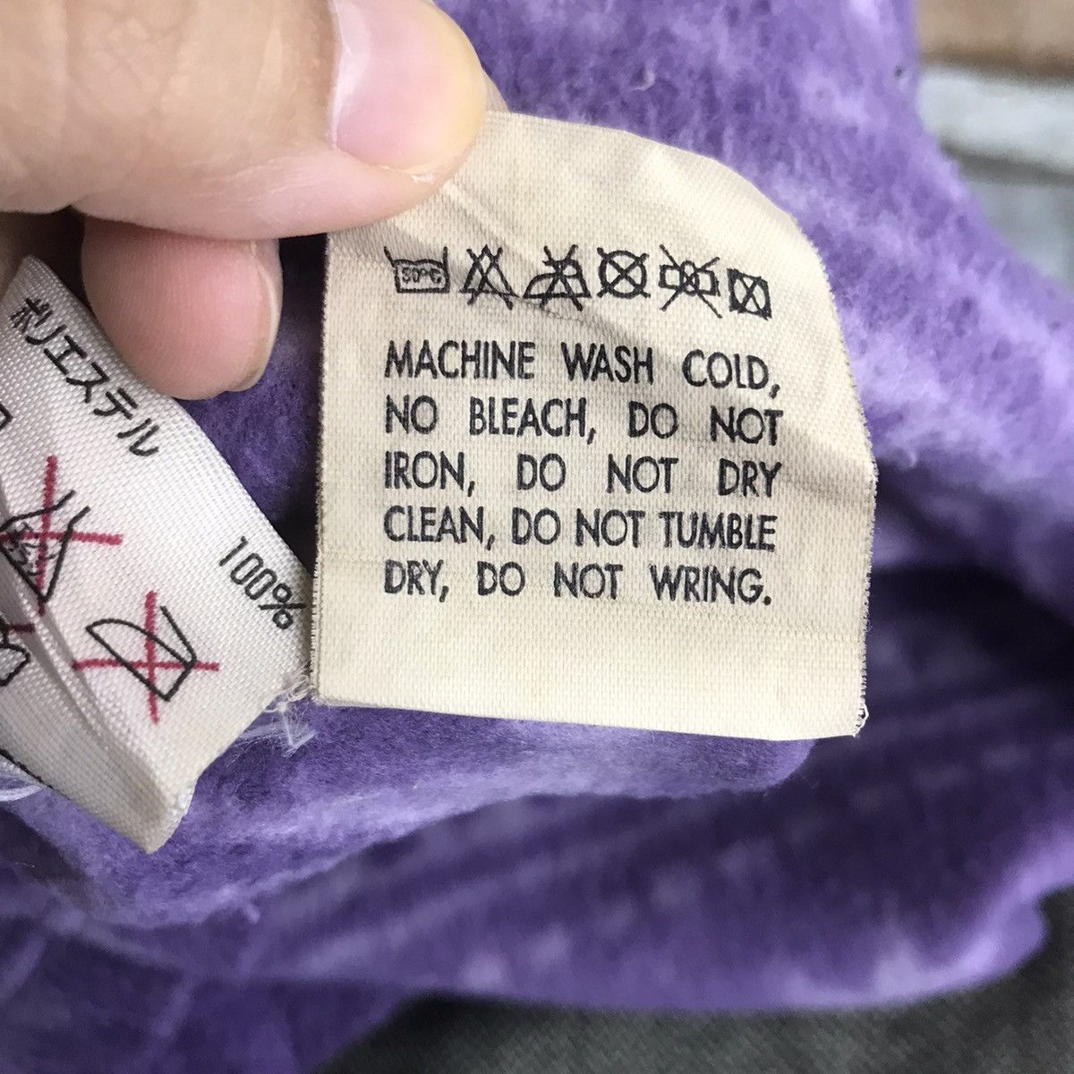 Vintage Vintage NORDICA SPORTSWEAR Turtleneck FleecePurpleSweatshirt Size US L / EU 52-54 / 3 - 9 Thumbnail