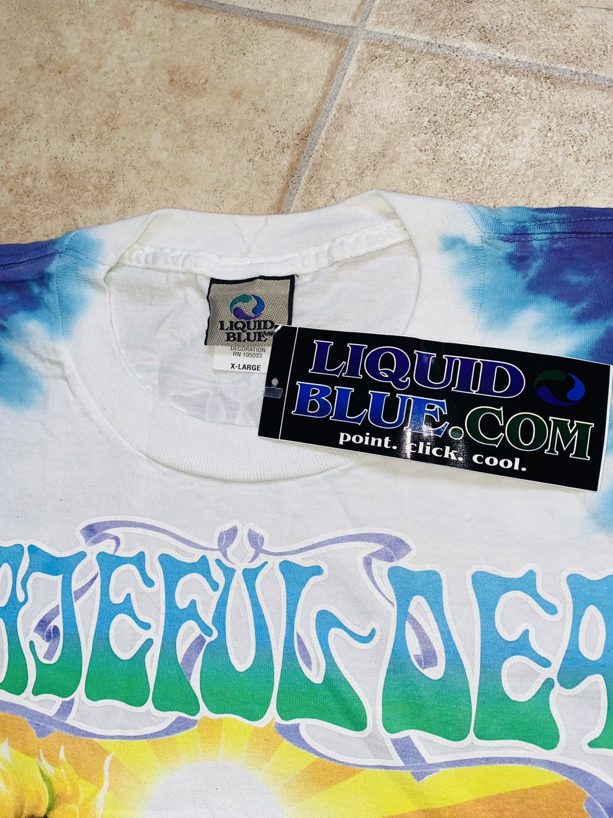 Flatbush Zombies × Grateful Dead × Vintage Liquid Blue 1998 USA Sunflower Terrapin Pleasures Supreme Size US XL / EU 56 / 4 - 13 Thumbnail