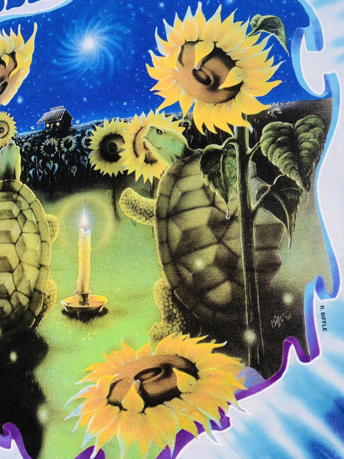 Flatbush Zombies × Grateful Dead × Vintage Liquid Blue 1998 USA Sunflower Terrapin Pleasures Supreme Size US XL / EU 56 / 4 - 14 Thumbnail