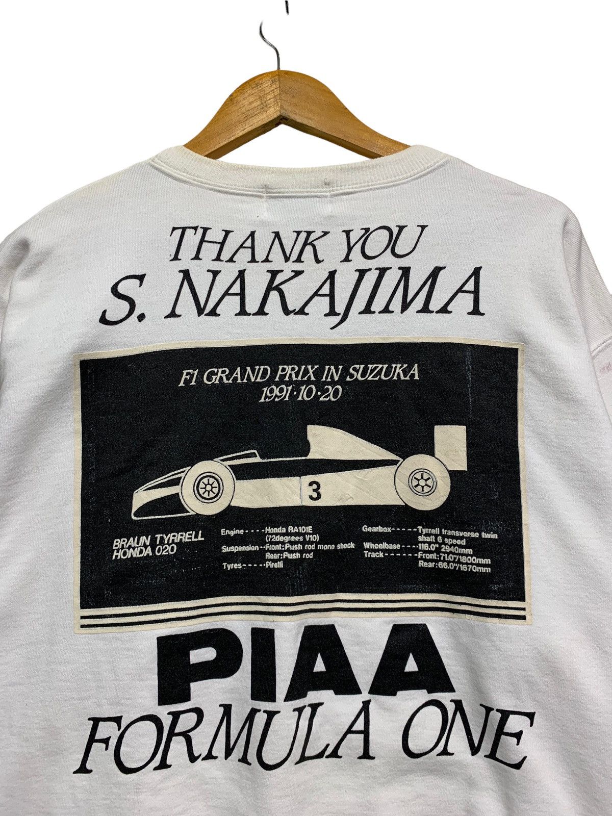 Formula 1 × Sports Specialties 🔥PIAA SPORTS S.NAKAJIMA CREWNECK SWEATSHIRTS Size US M / EU 48-50 / 2 - 4 Thumbnail