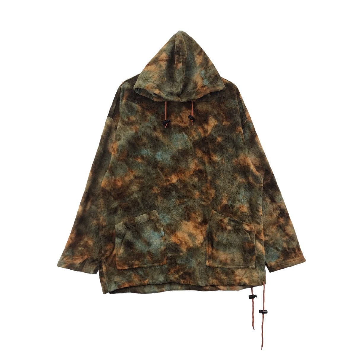 Vintage RED CLIFF Octopus Army Tie Dye Oversize Hoodie Size US M / EU 48-50 / 2 - 1 Thumbnail