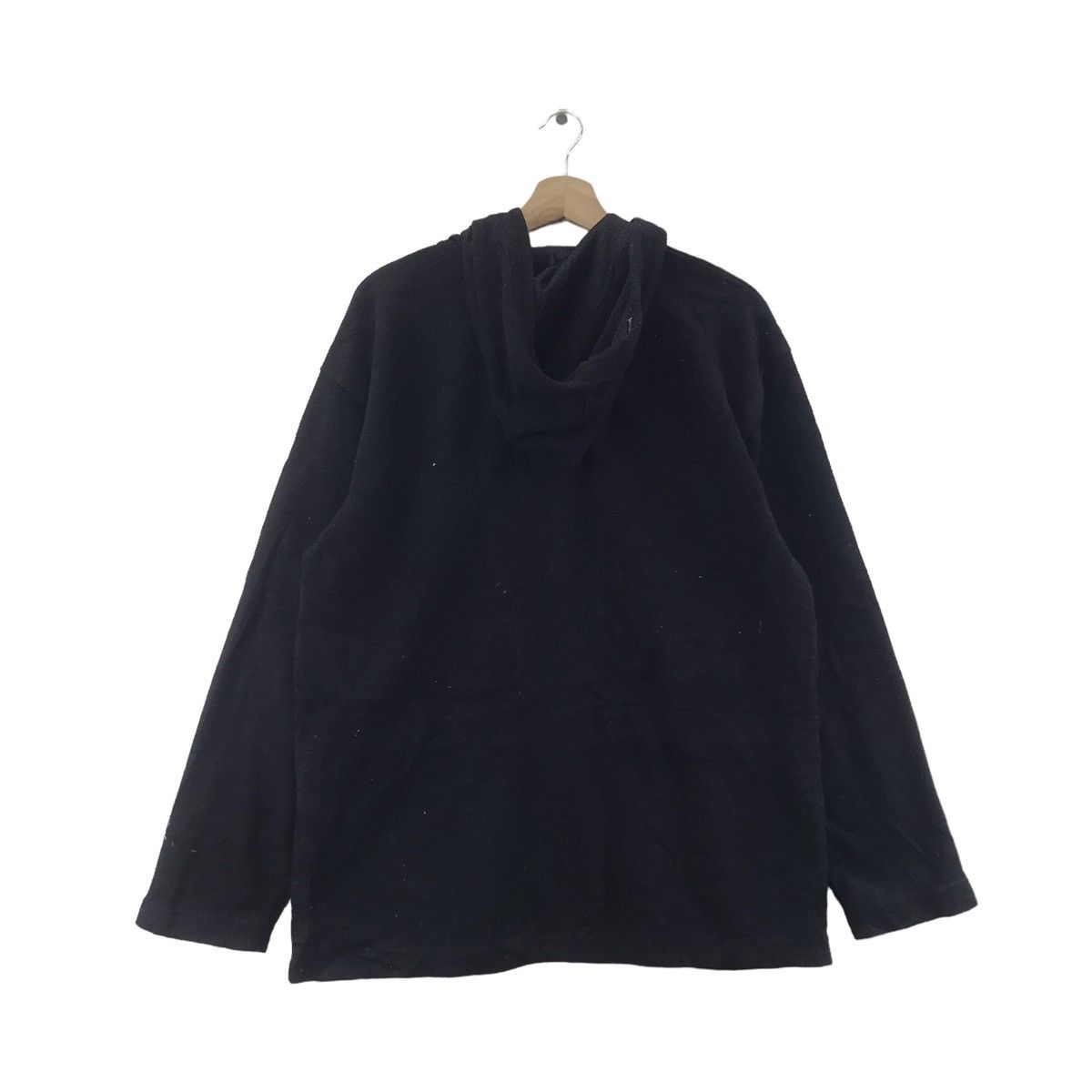 Armani Exchange ARMANI EXCHANGE Embroidered Logo Black Fleece Hoodie Size US M / EU 48-50 / 2 - 7 Thumbnail