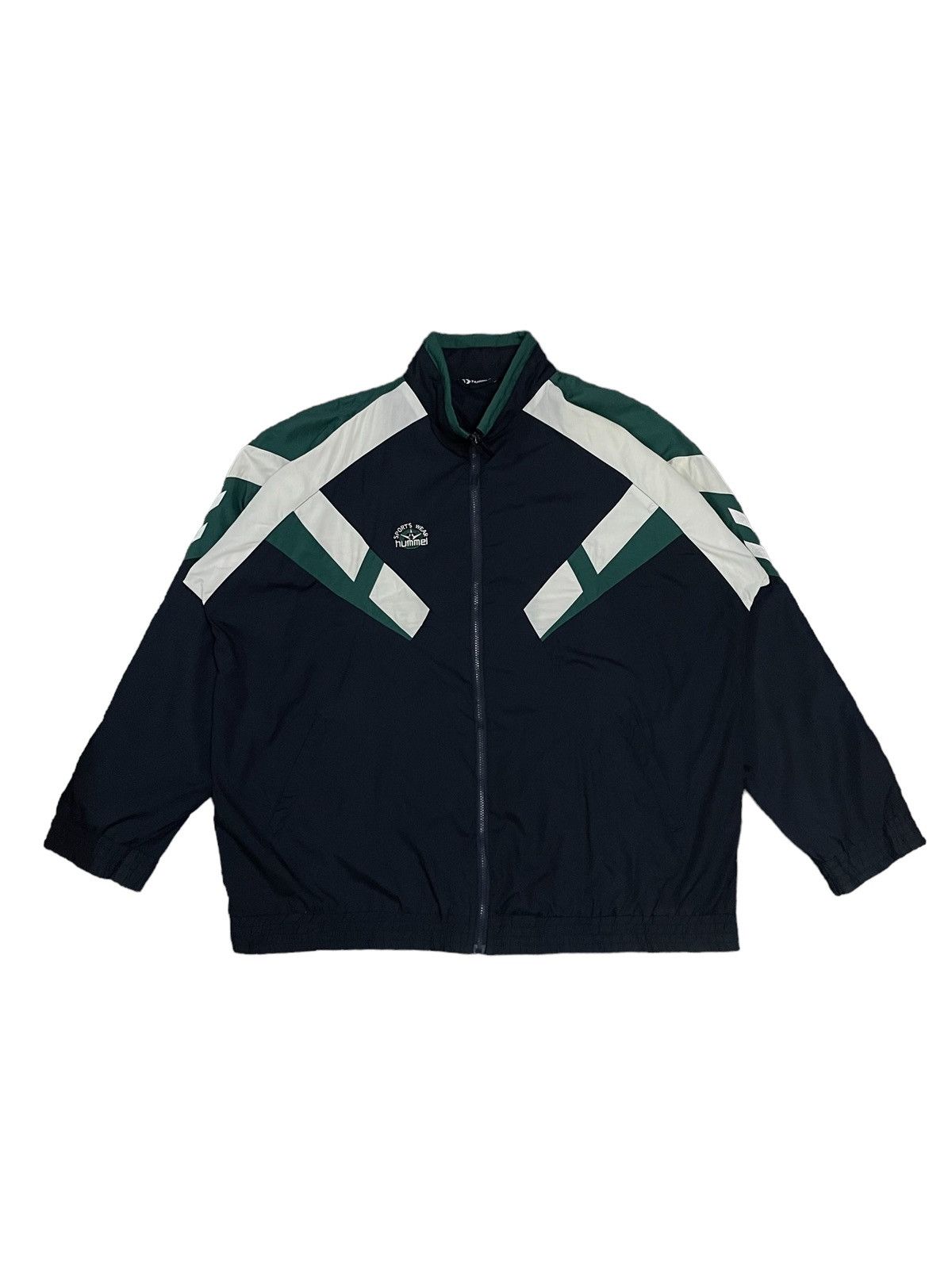 Hummel Hummel Retro Blockcore Style Oversize Jacket Size US XXL / EU 58 / 5 - 9 Thumbnail