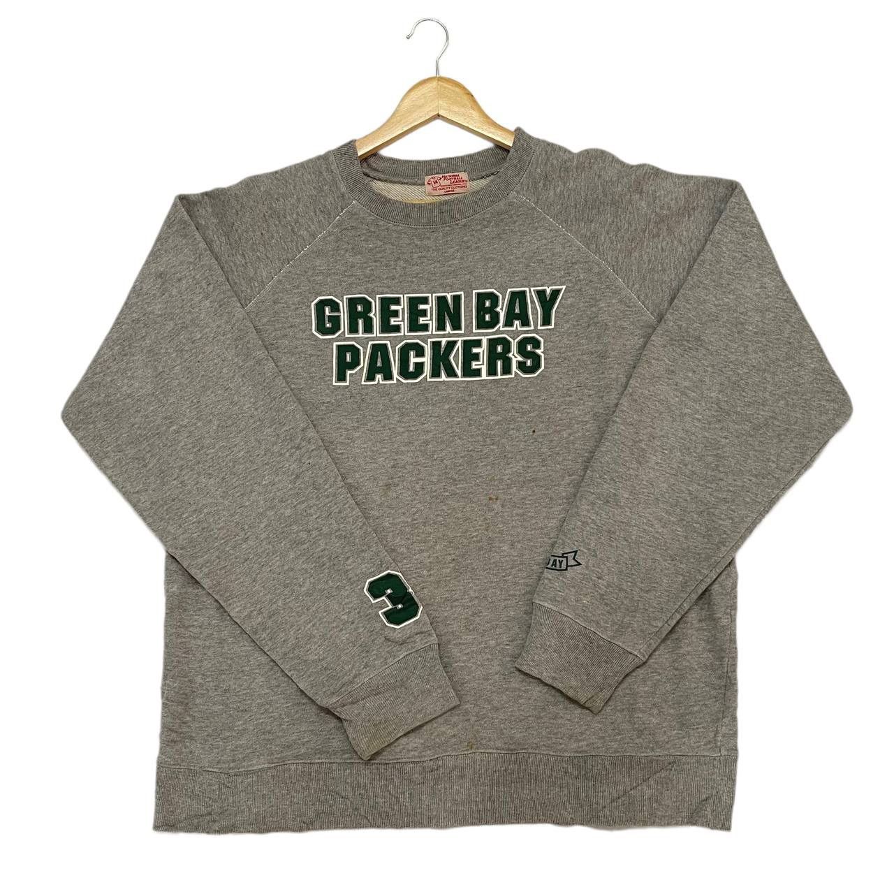 Vintage Reebok Green Bay Packers Hoodie S - Grey – ENDKICKS