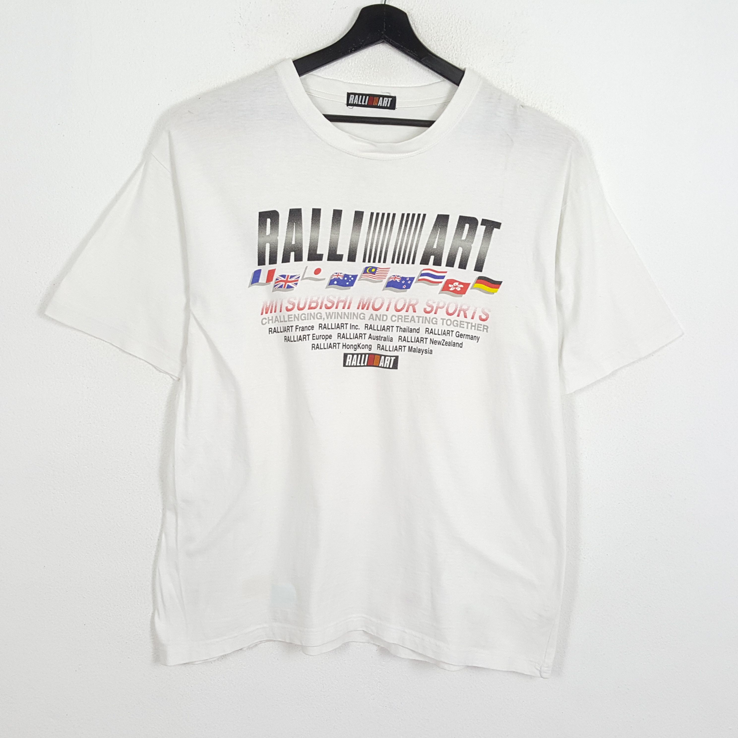 RALLI ART Mitsubishi Motorsports Racing Promo Tshirt