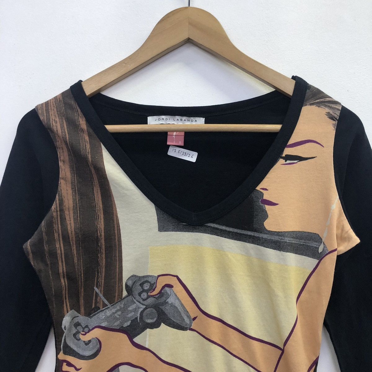 Designer ‘Rare!! Jordi Labanda Long Sleeve T-shirt Size S / US 4 / IT 40 - 4 Thumbnail