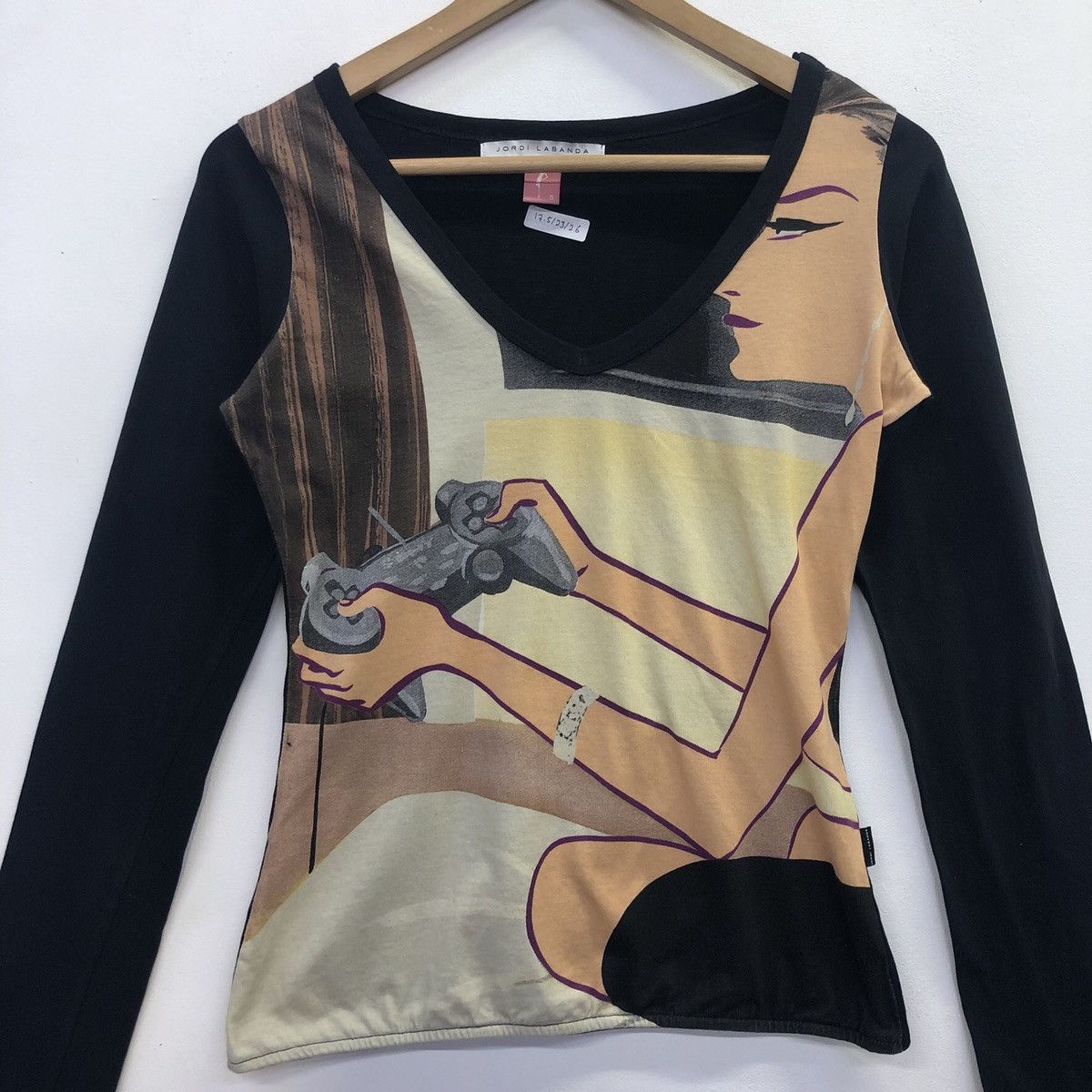 Designer ‘Rare!! Jordi Labanda Long Sleeve T-shirt Size S / US 4 / IT 40 - 3 Thumbnail