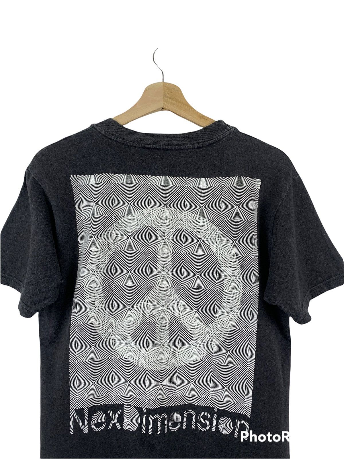 VINTAGE NEX DIMENSION BLACK T-SHIRT Short Sleeve T Shirts