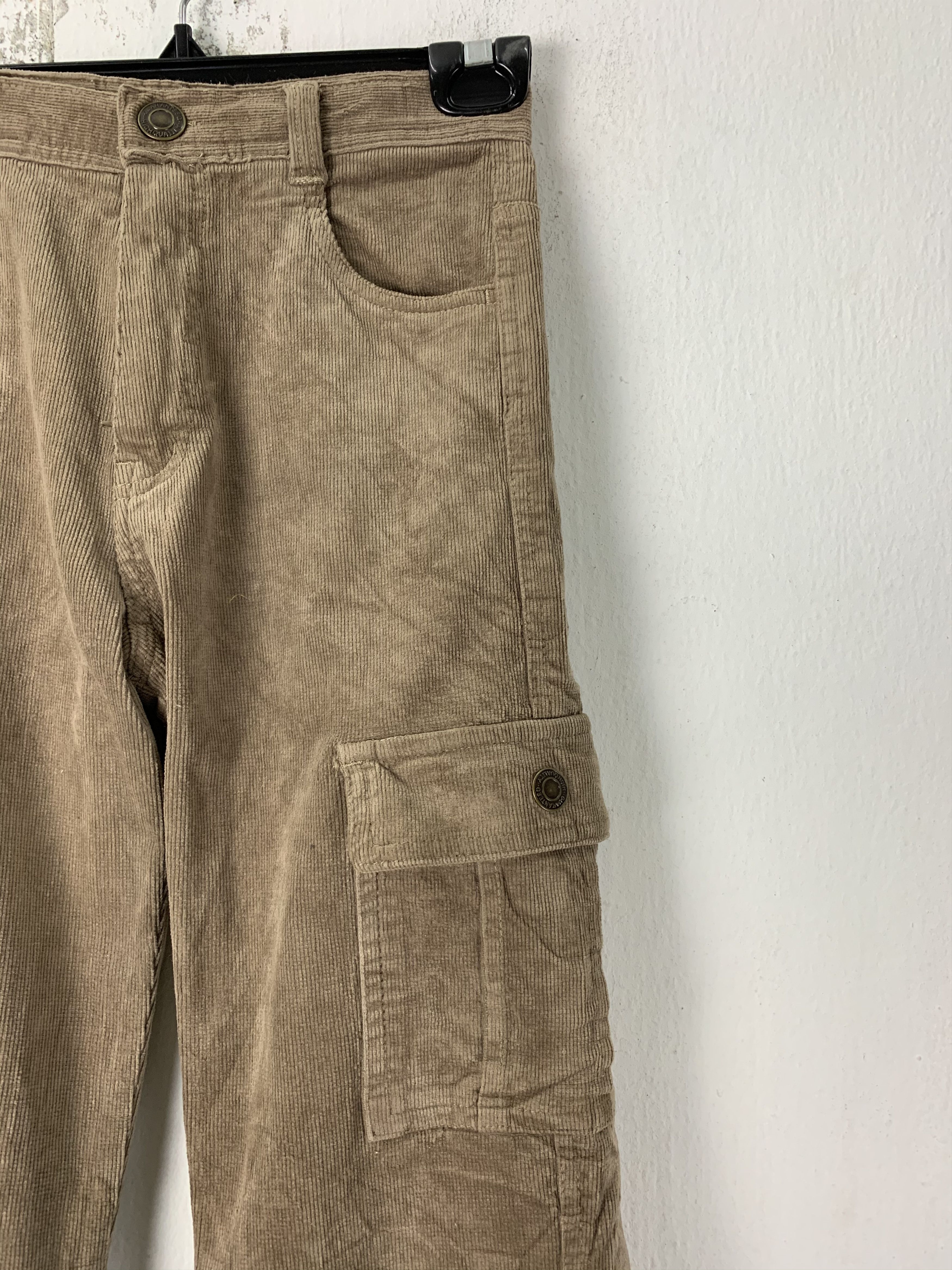 Japanese Brand Cargo Pants Conduroy JOY BROWN multipocket Size 24" Size US 26 / EU 42 - 3 Thumbnail