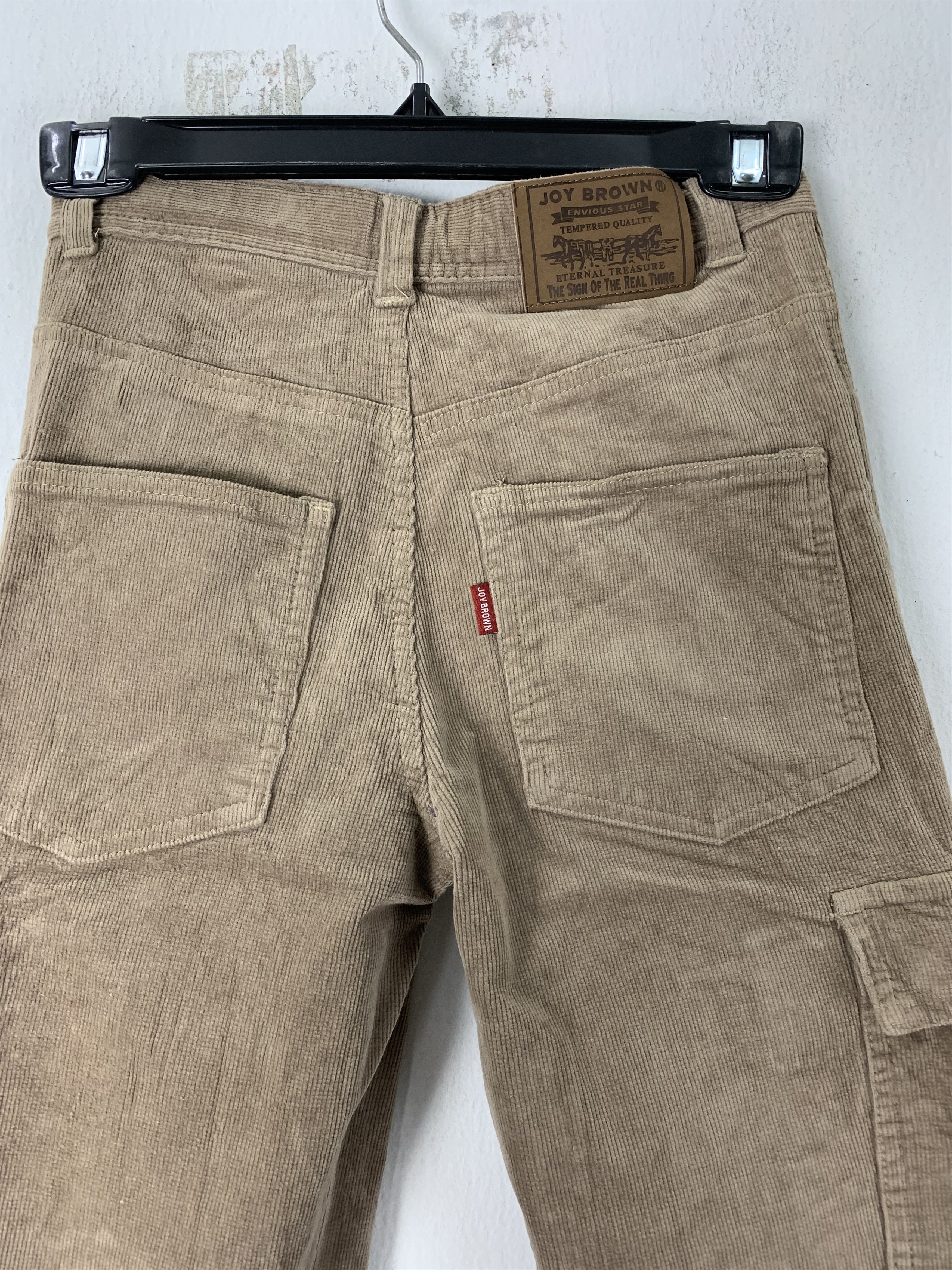 Japanese Brand Cargo Pants Conduroy JOY BROWN multipocket Size 24" Size US 26 / EU 42 - 10 Thumbnail
