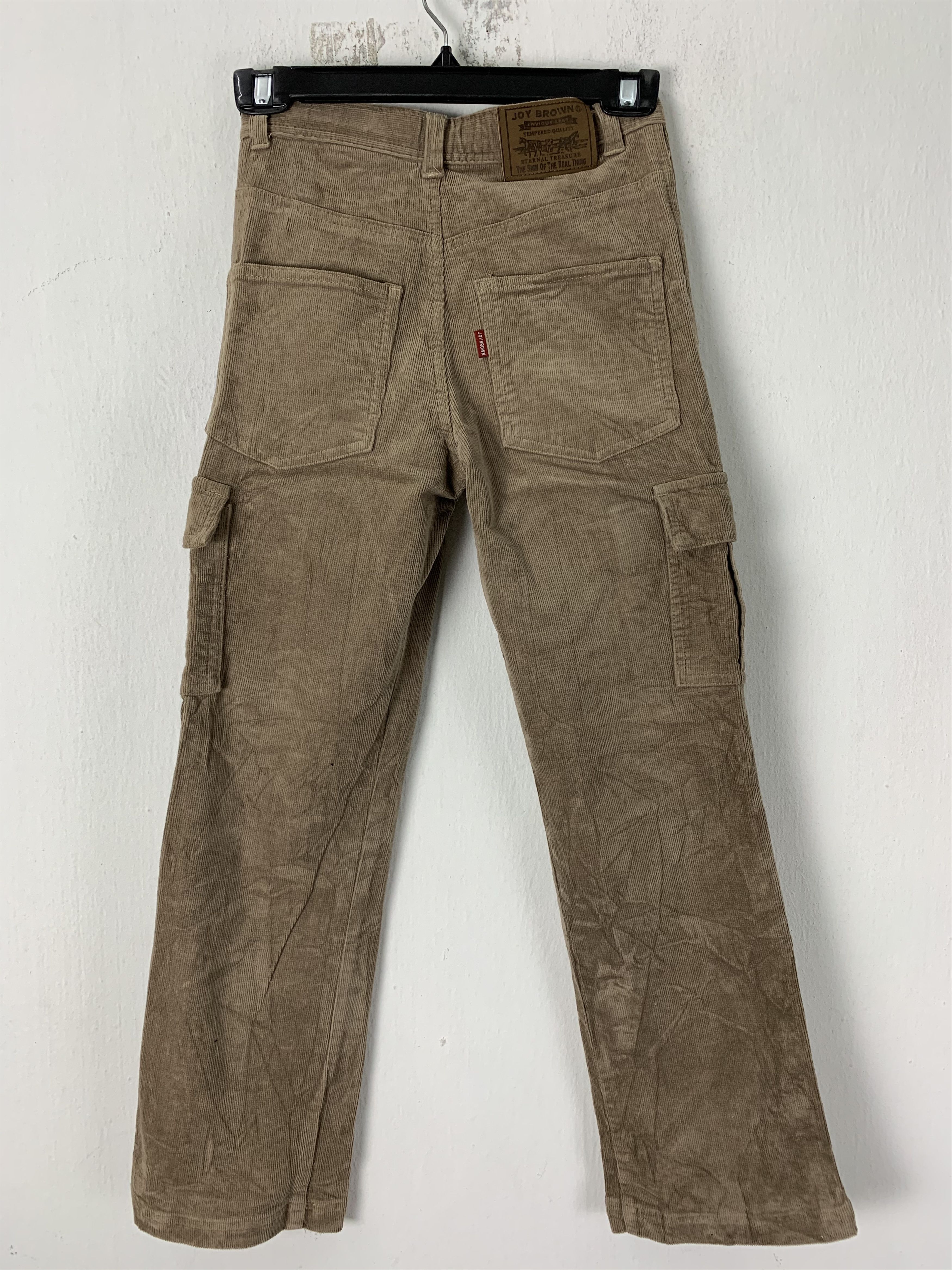 Japanese Brand Cargo Pants Conduroy JOY BROWN multipocket Size 24" Size US 26 / EU 42 - 6 Thumbnail