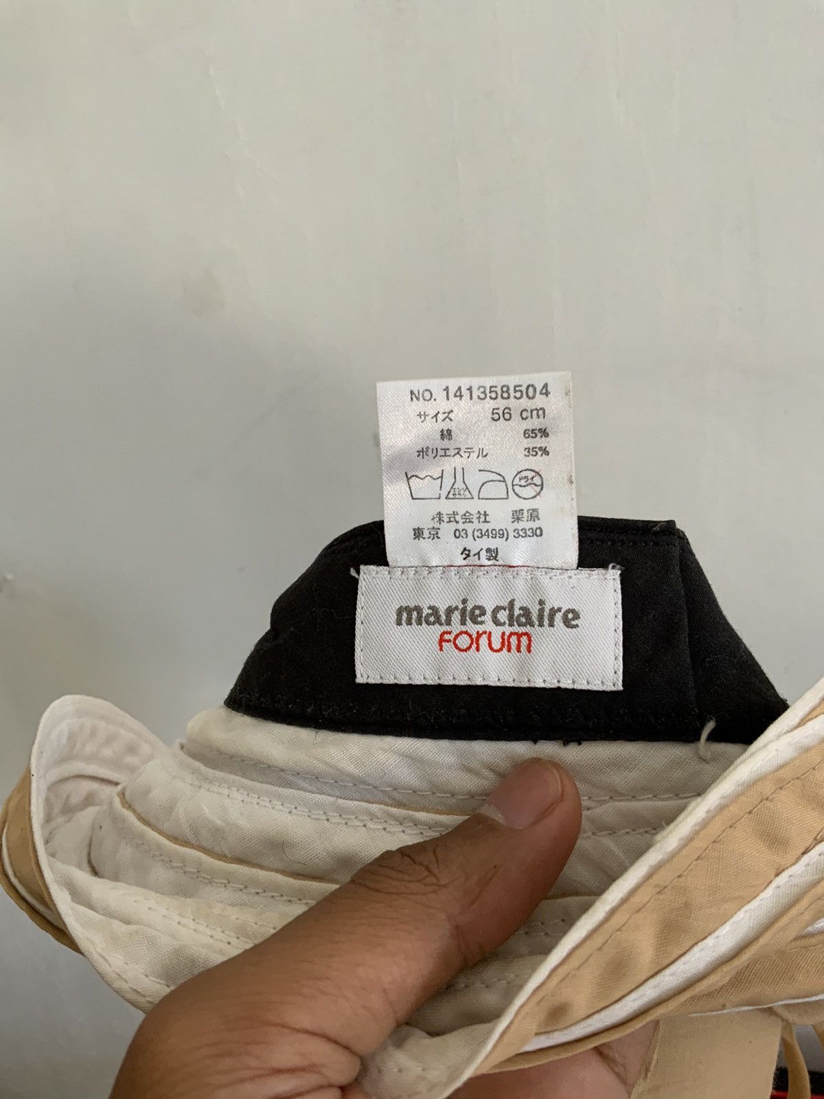 Japanese Brand Marie Claire Japanese Outdoor Bucket Hat Cap Size ONE SIZE - 12 Thumbnail