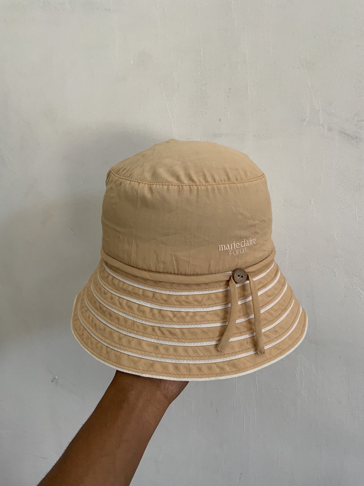 Japanese Brand Marie Claire Japanese Outdoor Bucket Hat Cap Size ONE SIZE - 6 Thumbnail
