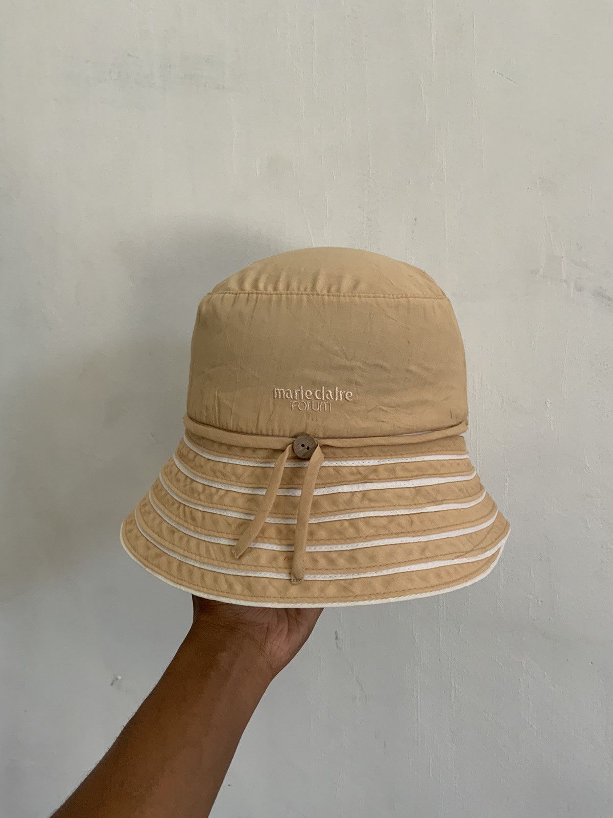 Japanese Brand Marie Claire Japanese Outdoor Bucket Hat Cap Size ONE SIZE - 1 Thumbnail