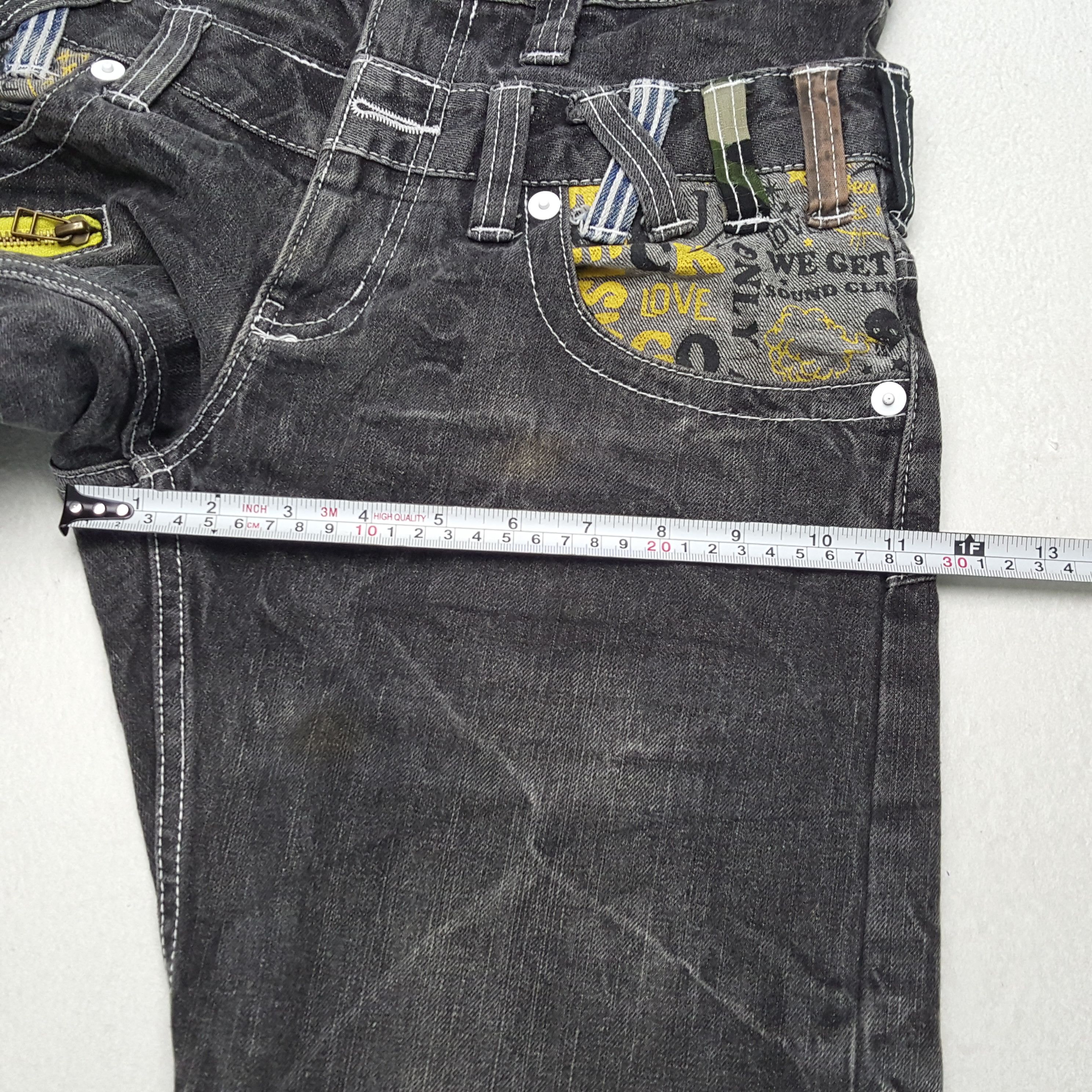 Japanese Brand × Vintage DOMINATE HANDCRATED Japanese Brand Rare Design Jeans Size US 29 - 9 Thumbnail